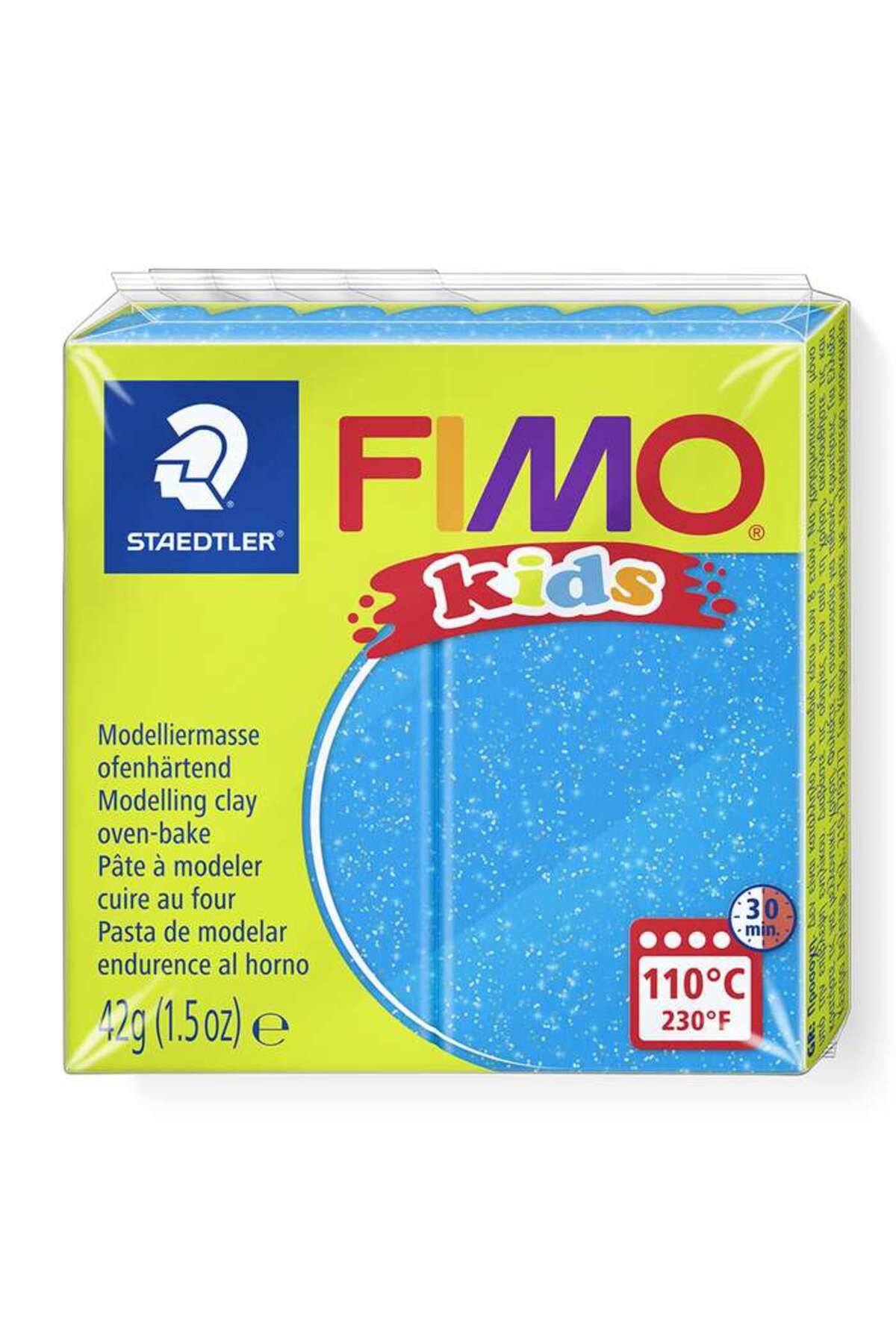 Staedtler Fimo Kids Modelleme Kili 42 g Glitter Blue 312
