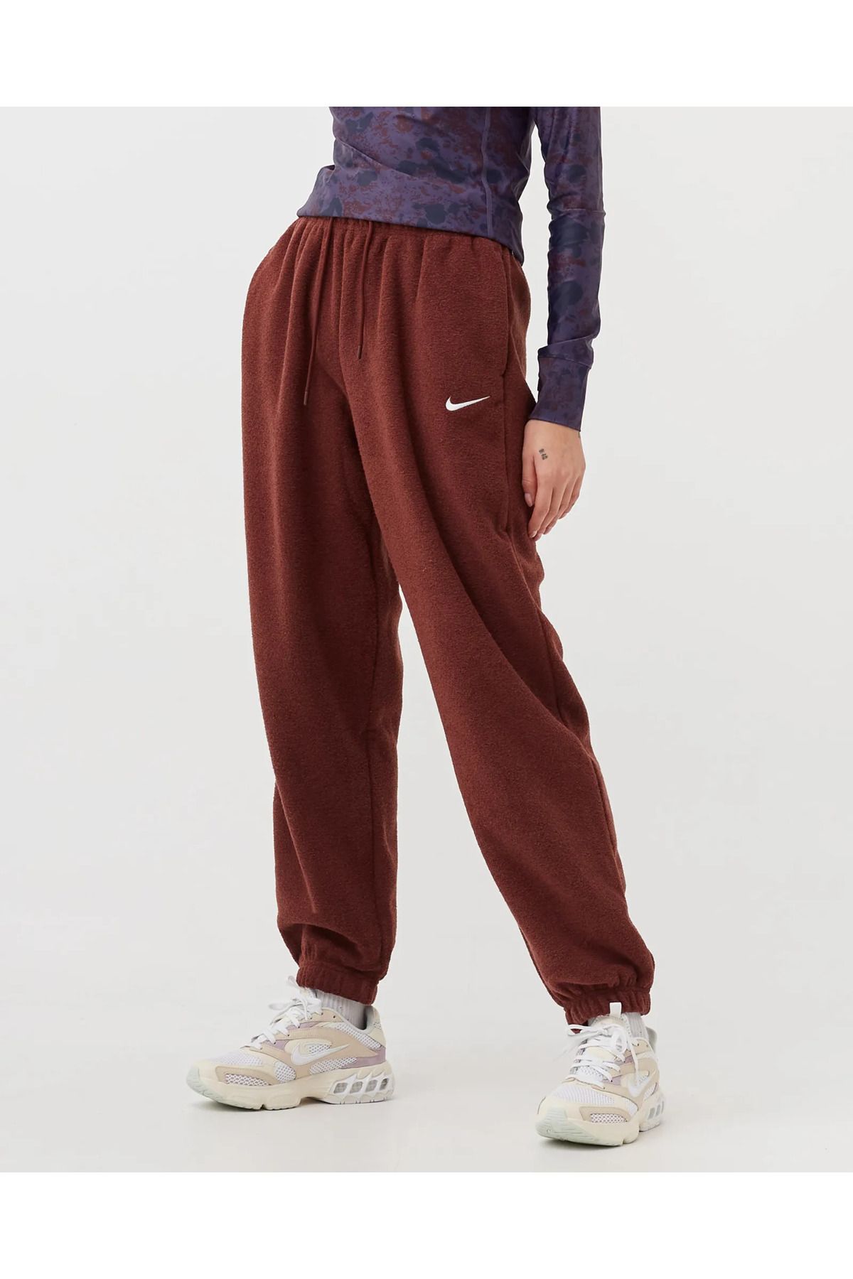 Nike Womens Sportswear Kadın Kahverengi Polar Eşofman Altı