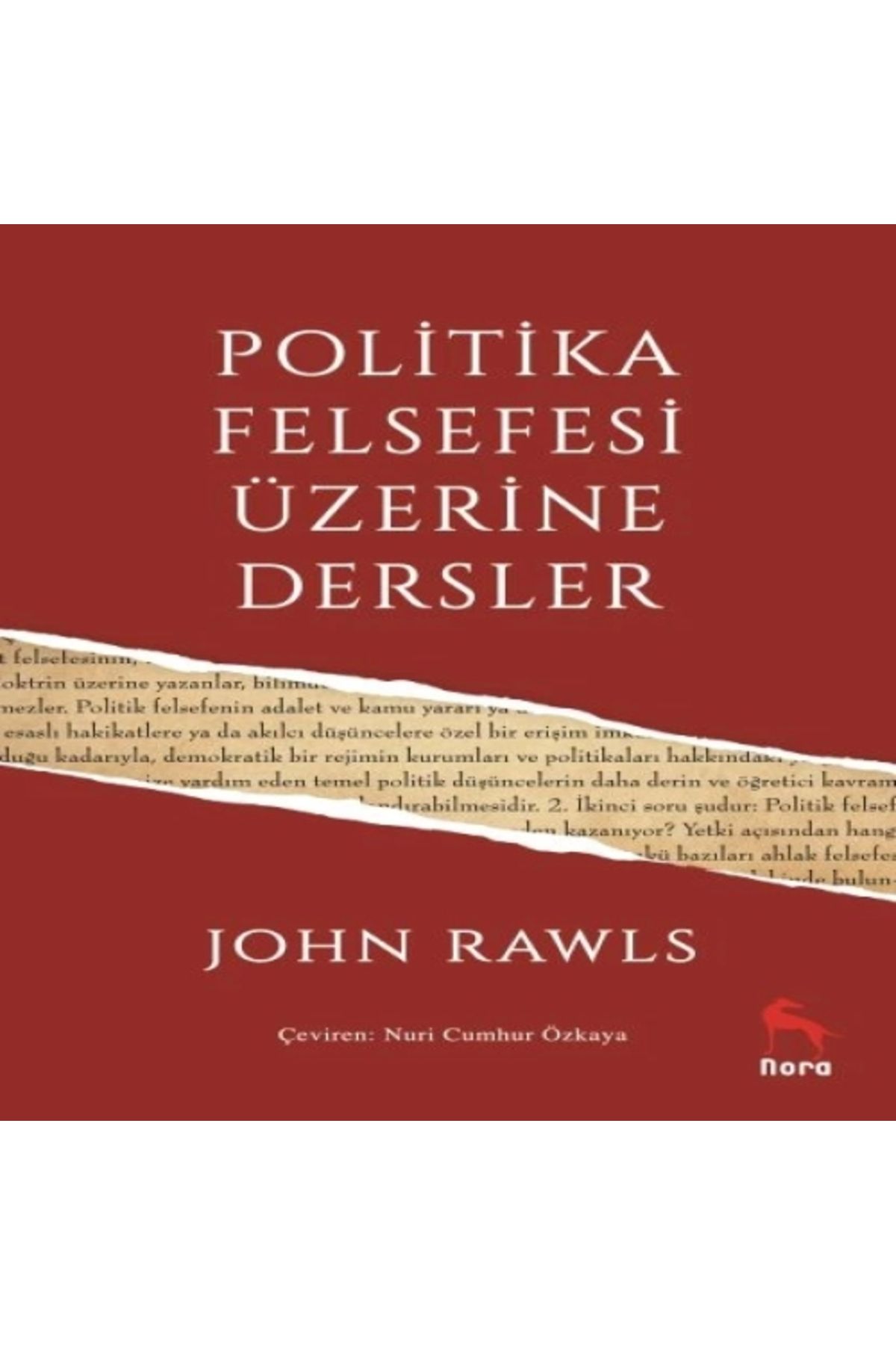 Nora Kitap Politika Felsefesi Üzerine Dersler