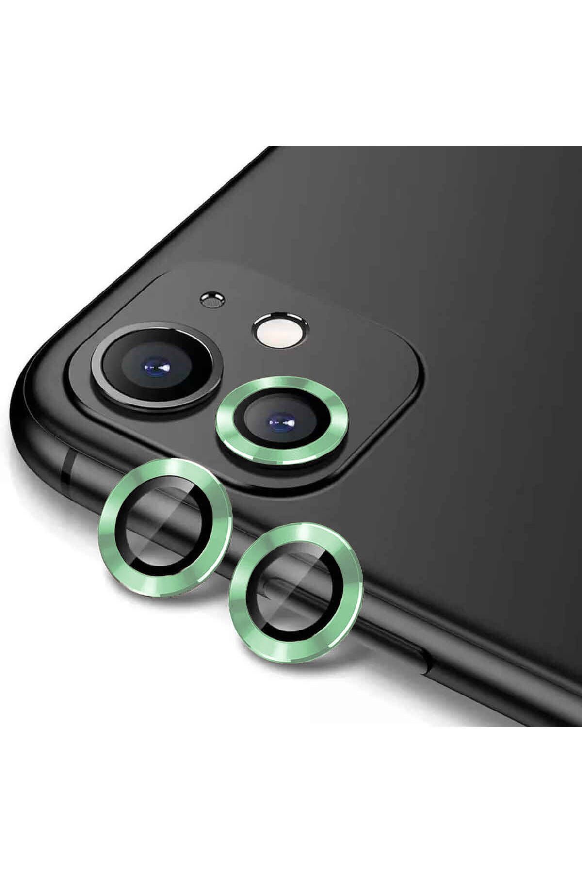 Genel Markalar iPhone 11 Uyumlu GKM CL-12 Premium Safir Parmak İzi Bırakmayan Anti-Reflective Kamera Lens Kor