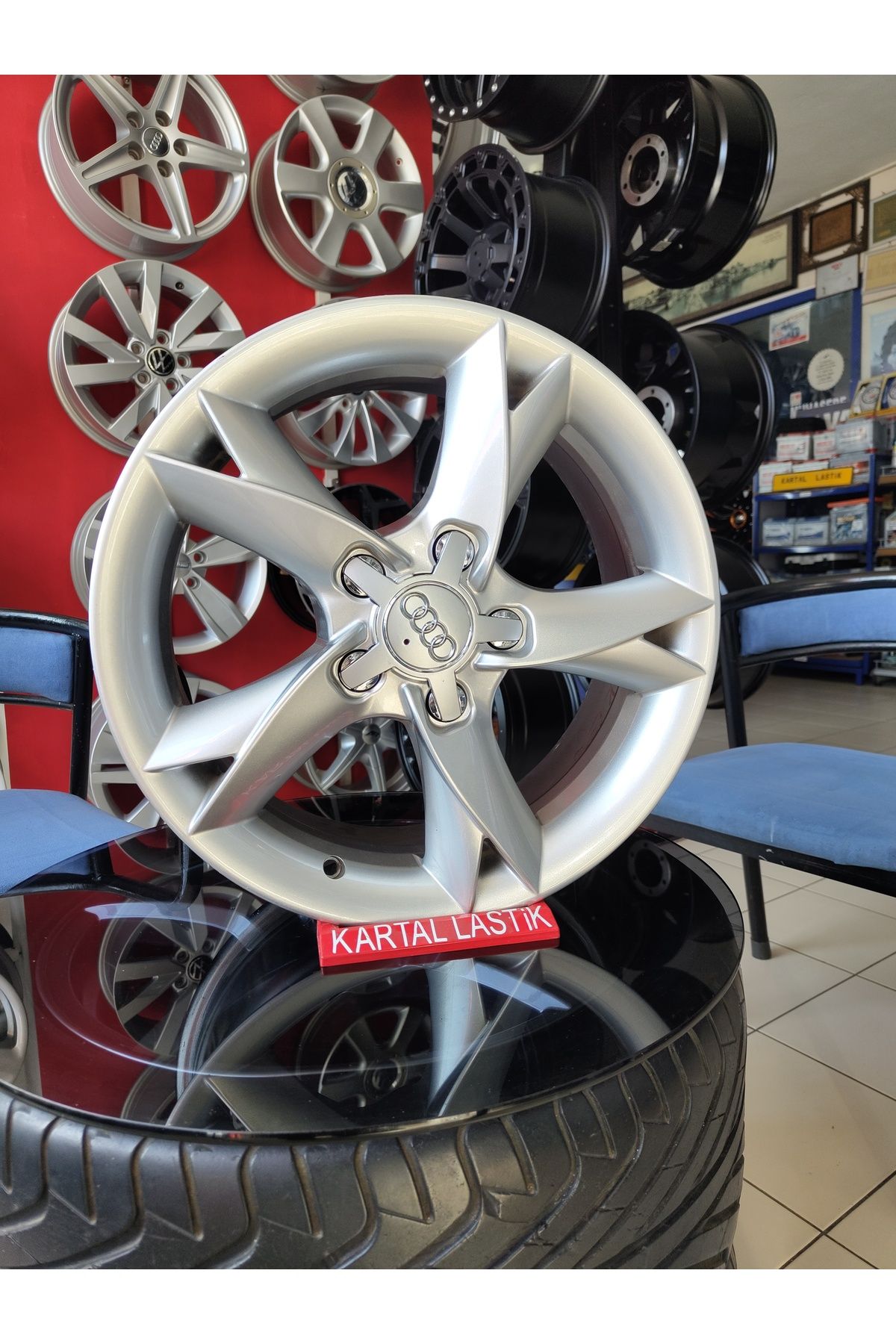 carre 5x112 Volkswagen Audi Mercedes UYUMLU 7-16" ET:45 SİLVER 4 ADET