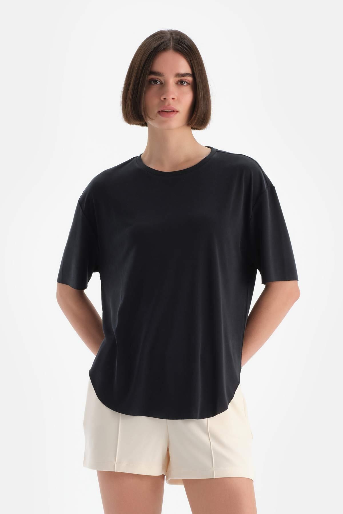 Dagi Siyah Kadın Modal Tişört