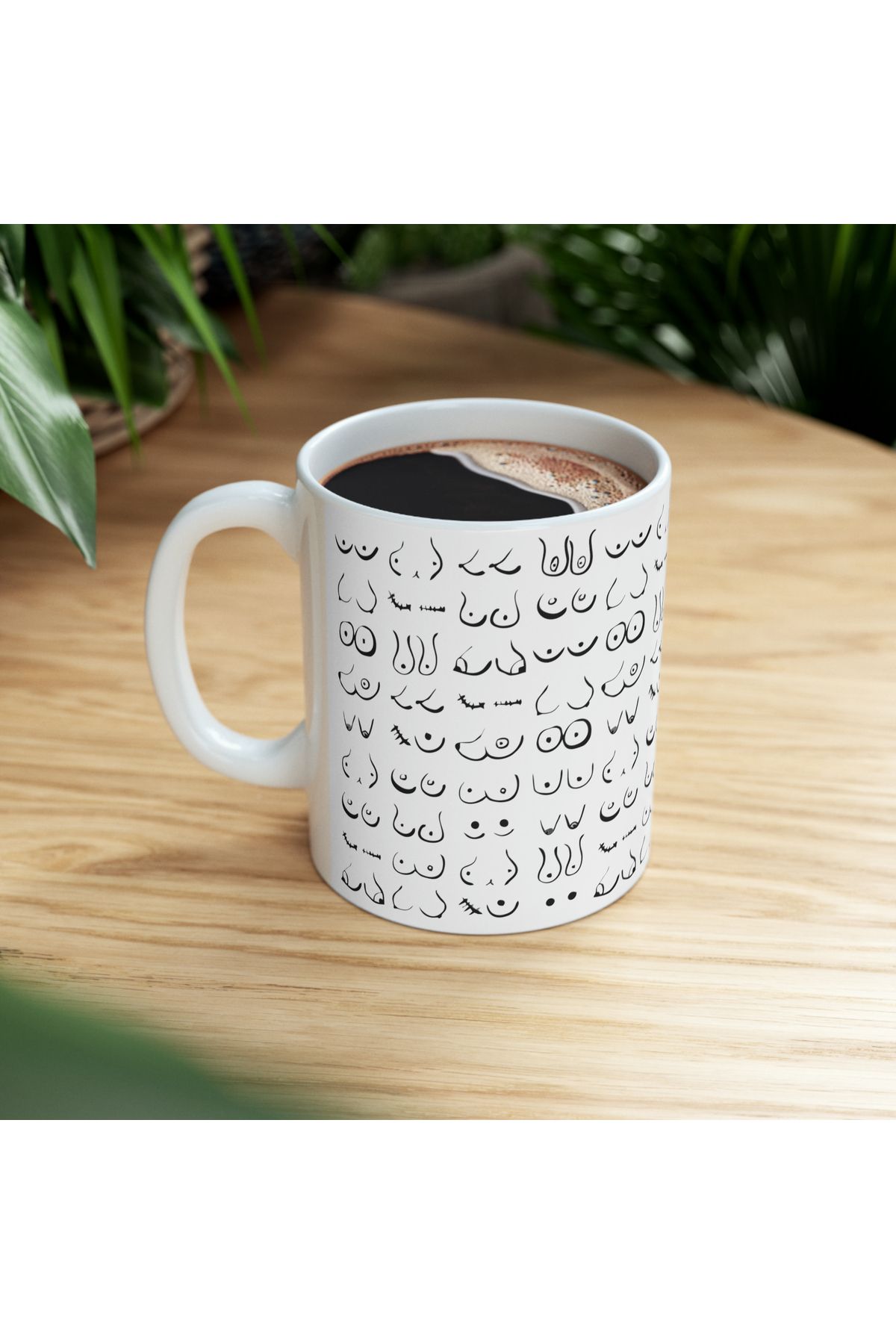sıradışıhediyem Breast Nipple Mug Cup, Boobs Boobies Breast Tits Cup