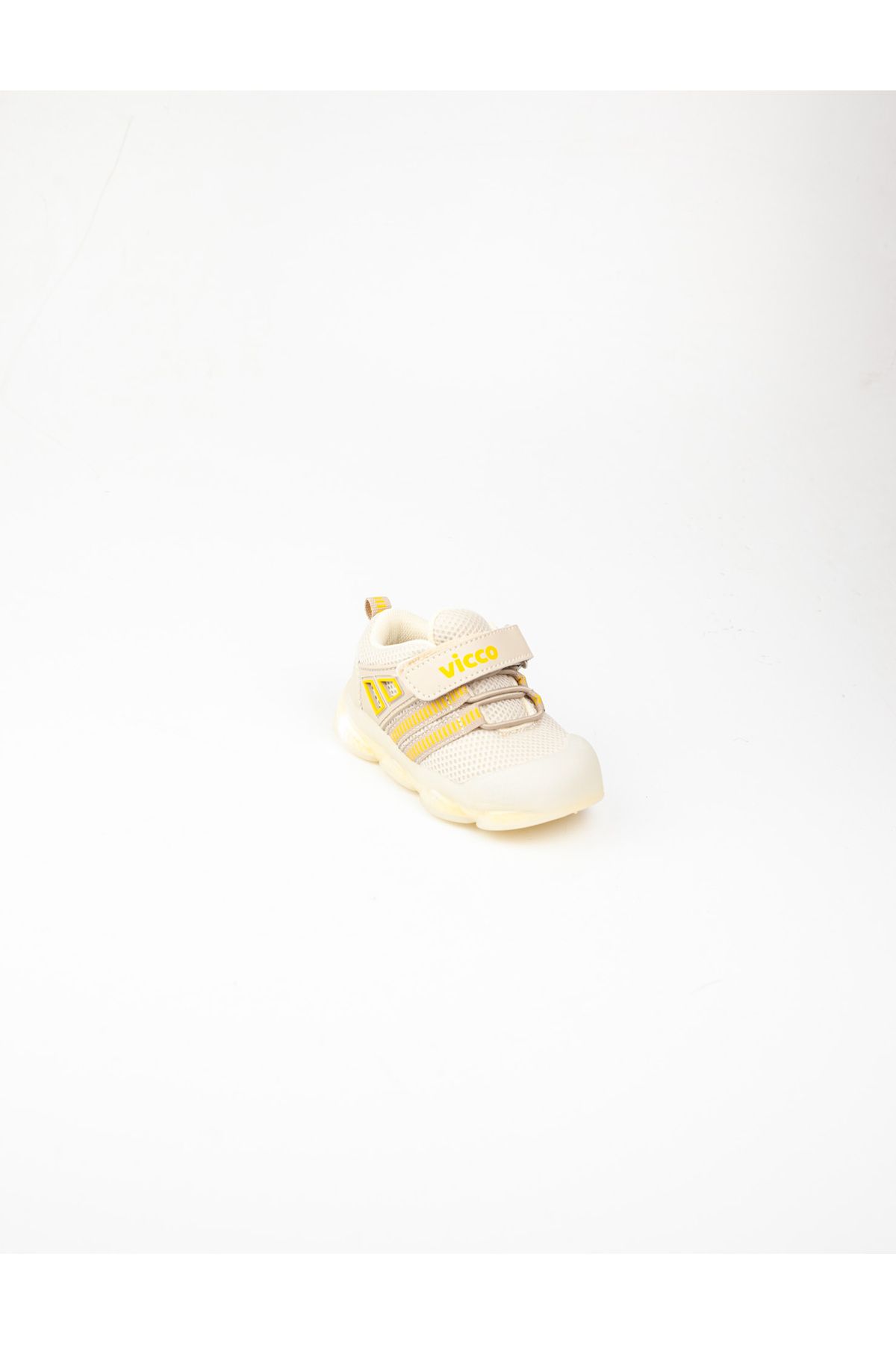 Vicco 346. E24Y. 150 Orante Bej Işıklı İlk Adım Ayakkabısı