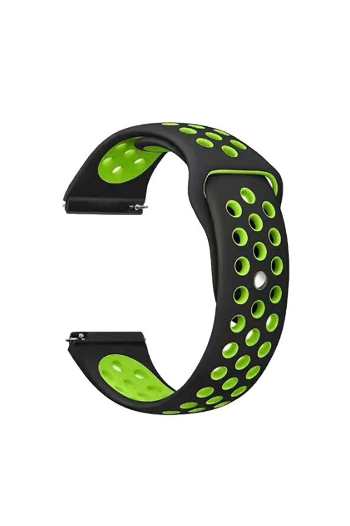 Teleplus Motorola Moto Watch 100 Kordon Delikli Çift Renk Silikon Yeşil