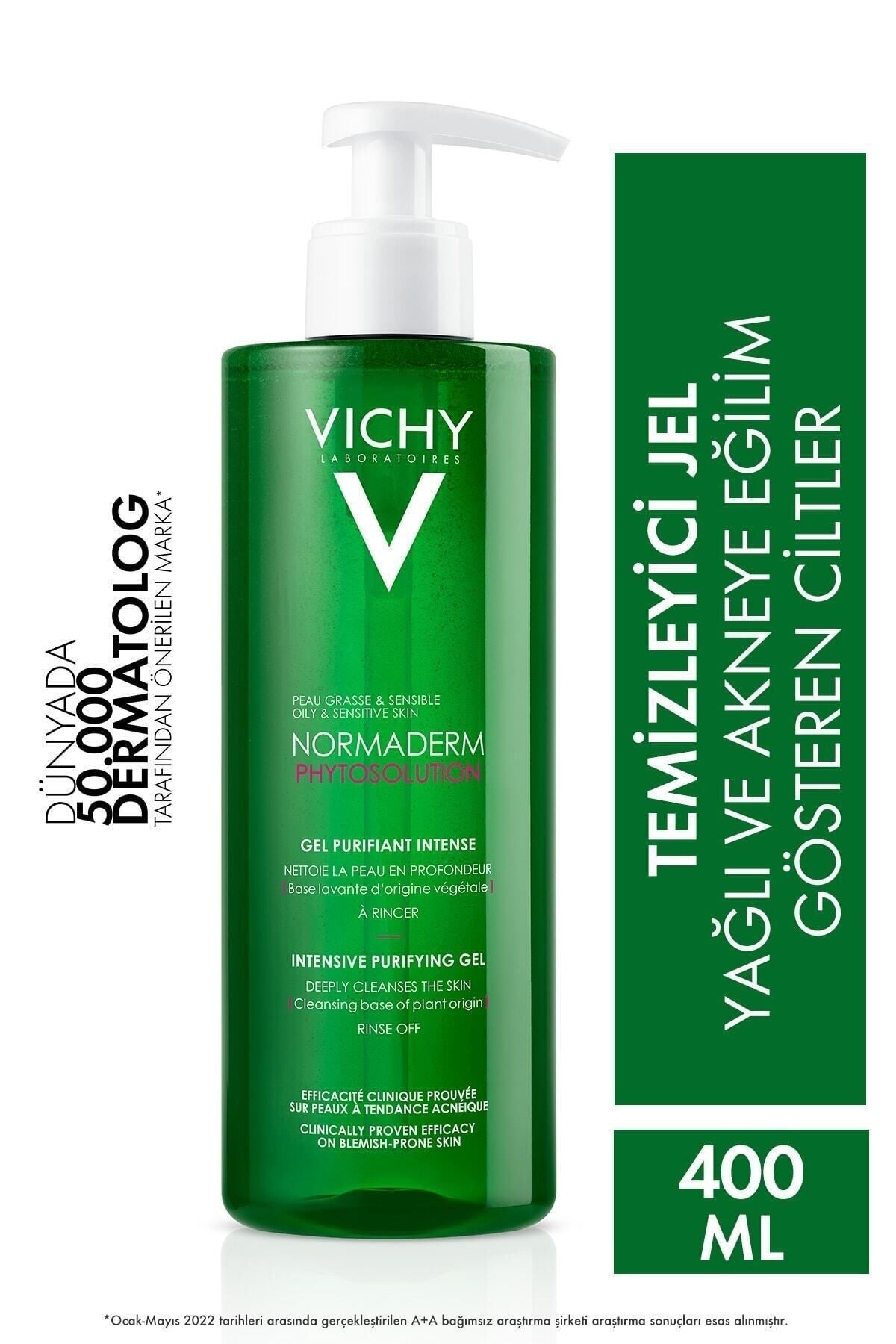 Vichy OILY-COMBINARY SKIN NORMADERM SKİN BRİGHTENİNG FACE CLEANING GEL 400 ML