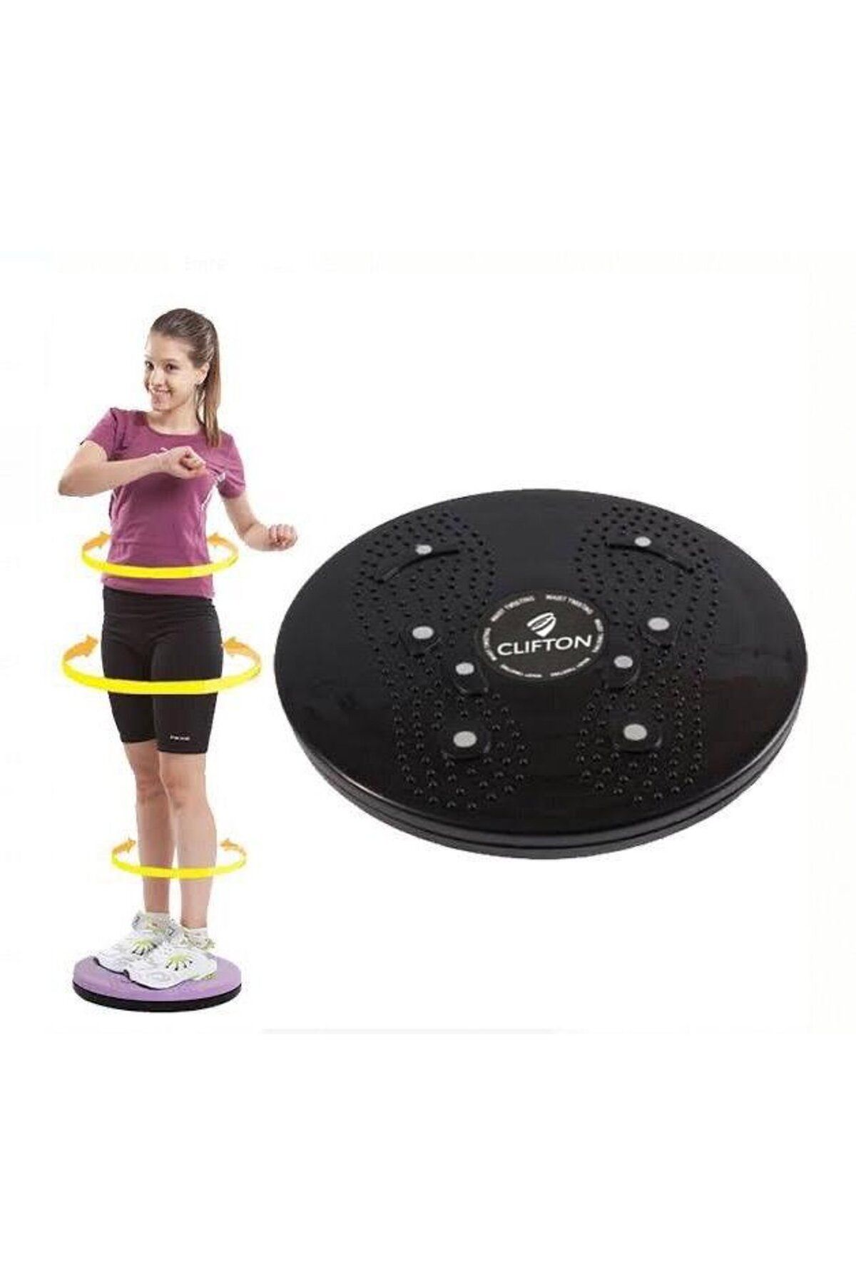 Ethab Ticaret ETHAB-Twister Bel Inceltme Diski Inceltici Egzersiz Spor Aleti Pilates
