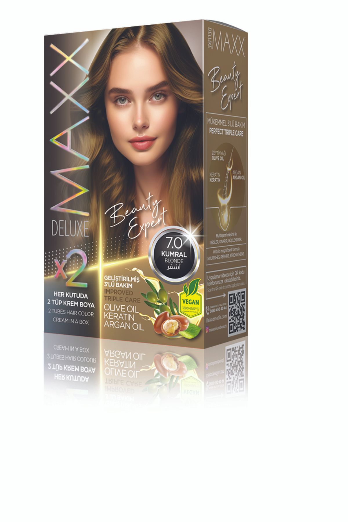 MAXX DELUXE Beauty Serıes Keratinli Kalıcı Saç Boyası Kutulardaki Şifre Ile Bmw 1.16 Çekilişine Katılmayı Unutma