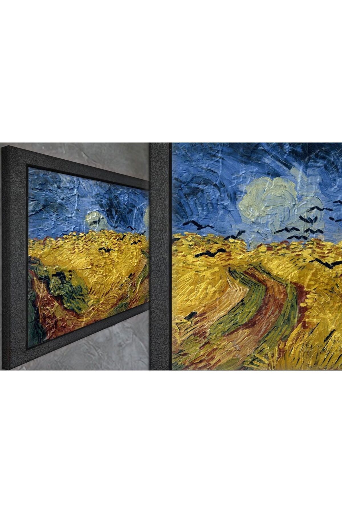 Vivense Van Gogh Buğday Tarlası Ve Kargalar Tablosu