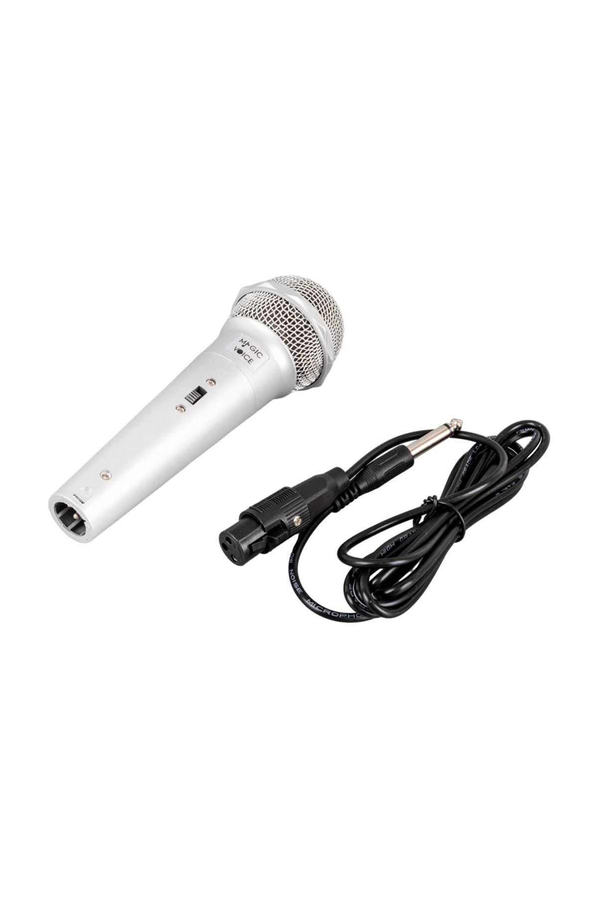 Genel Markalar Alaçı İthalat Magıcvoıce Mv-4676 Dinamik Gri Kablolu El Mikrofonu
