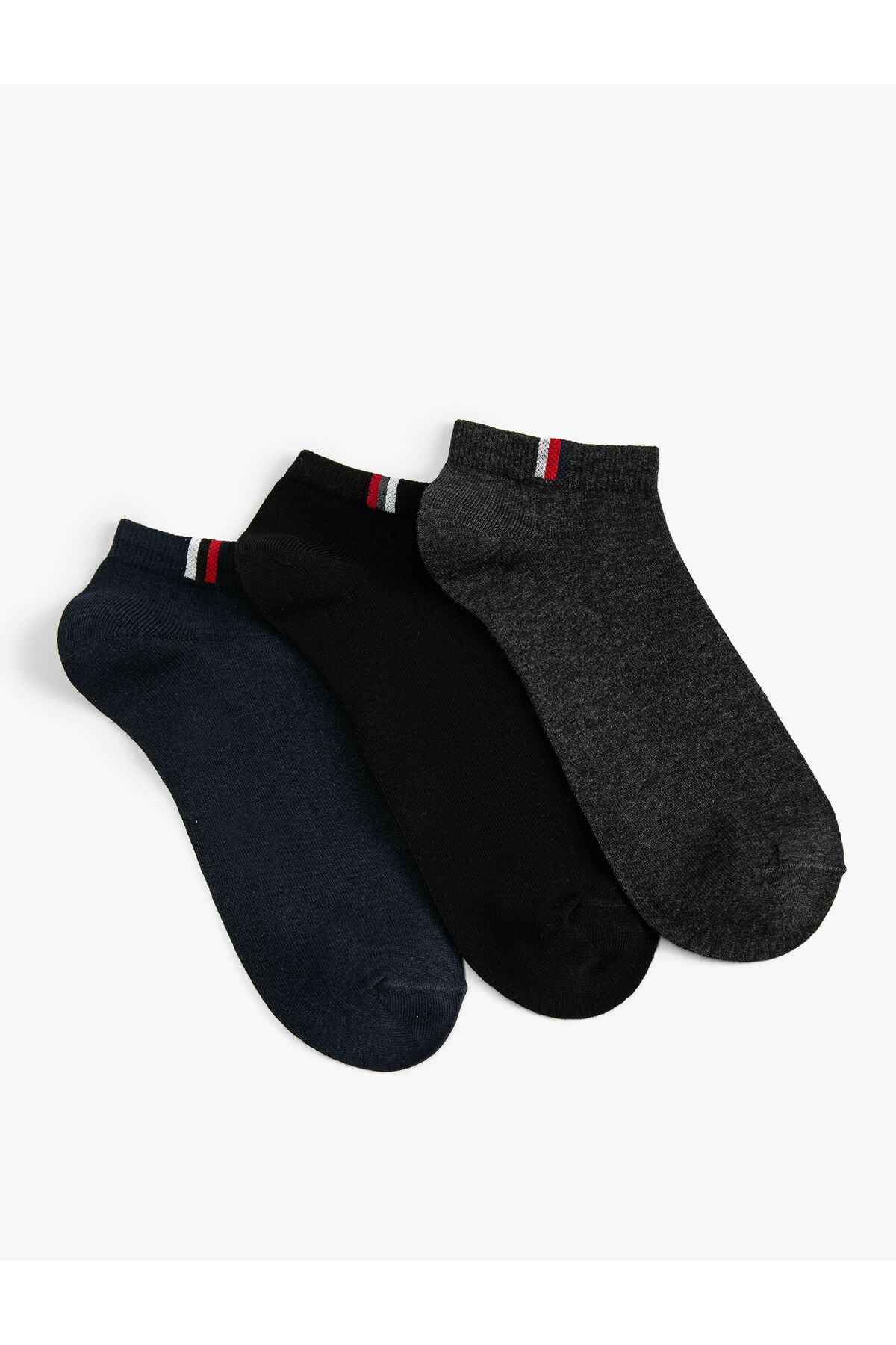 Koton 3'lü Patik Çorap Seti Çok Renkli
