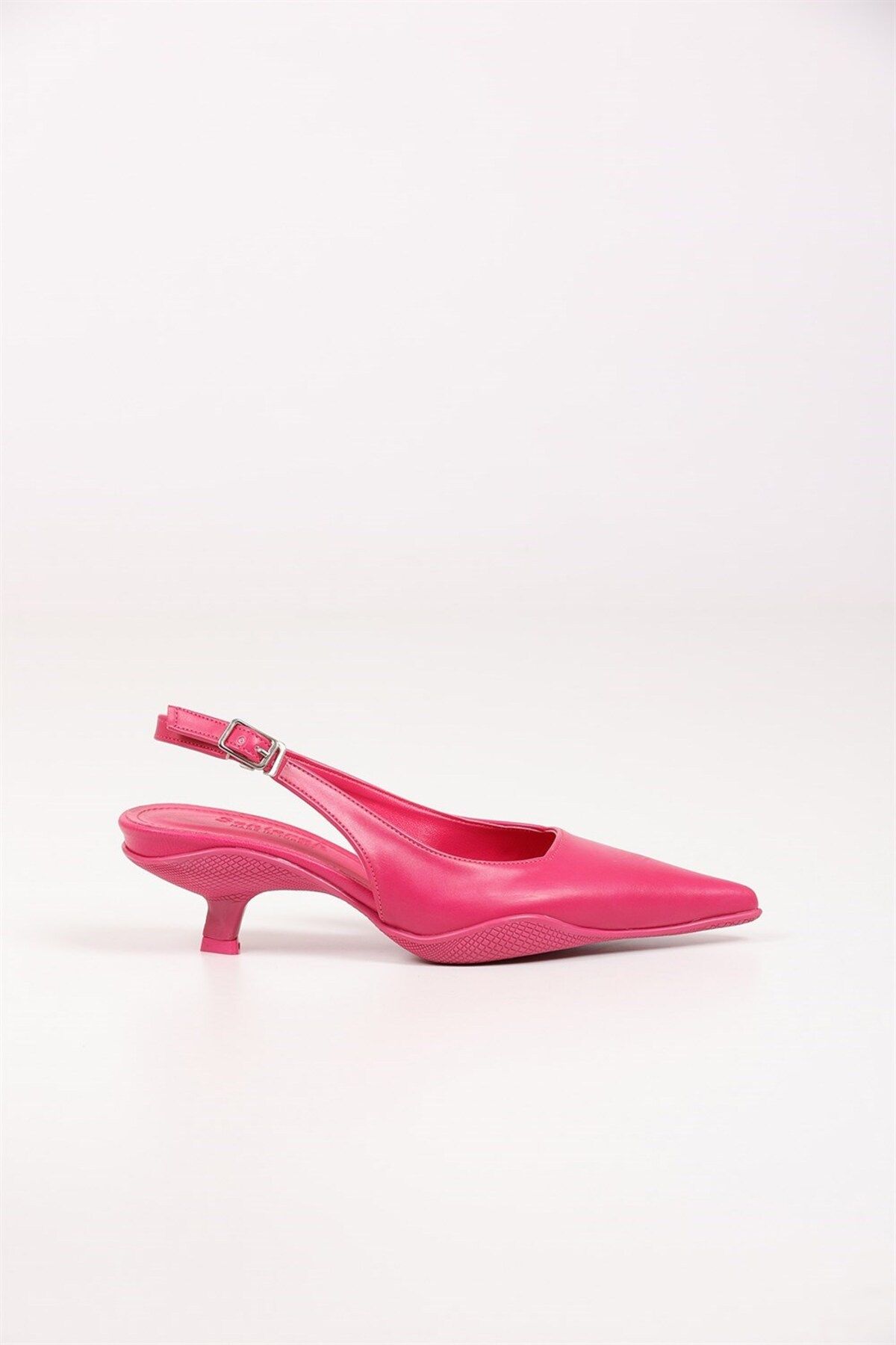 Seniorah Zenas Fuşya Cilt Kadın Topuklu Ayakkabı