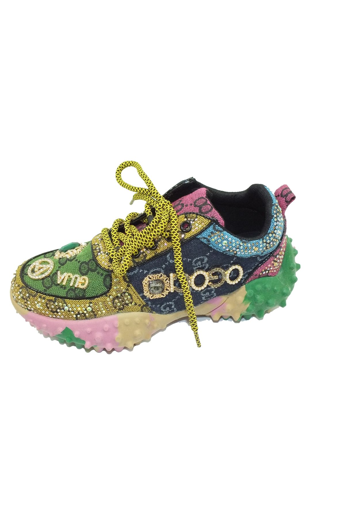 Guja Taşlı rengarenk ayakkabı ( kalıbı 1 numara küçüktür )