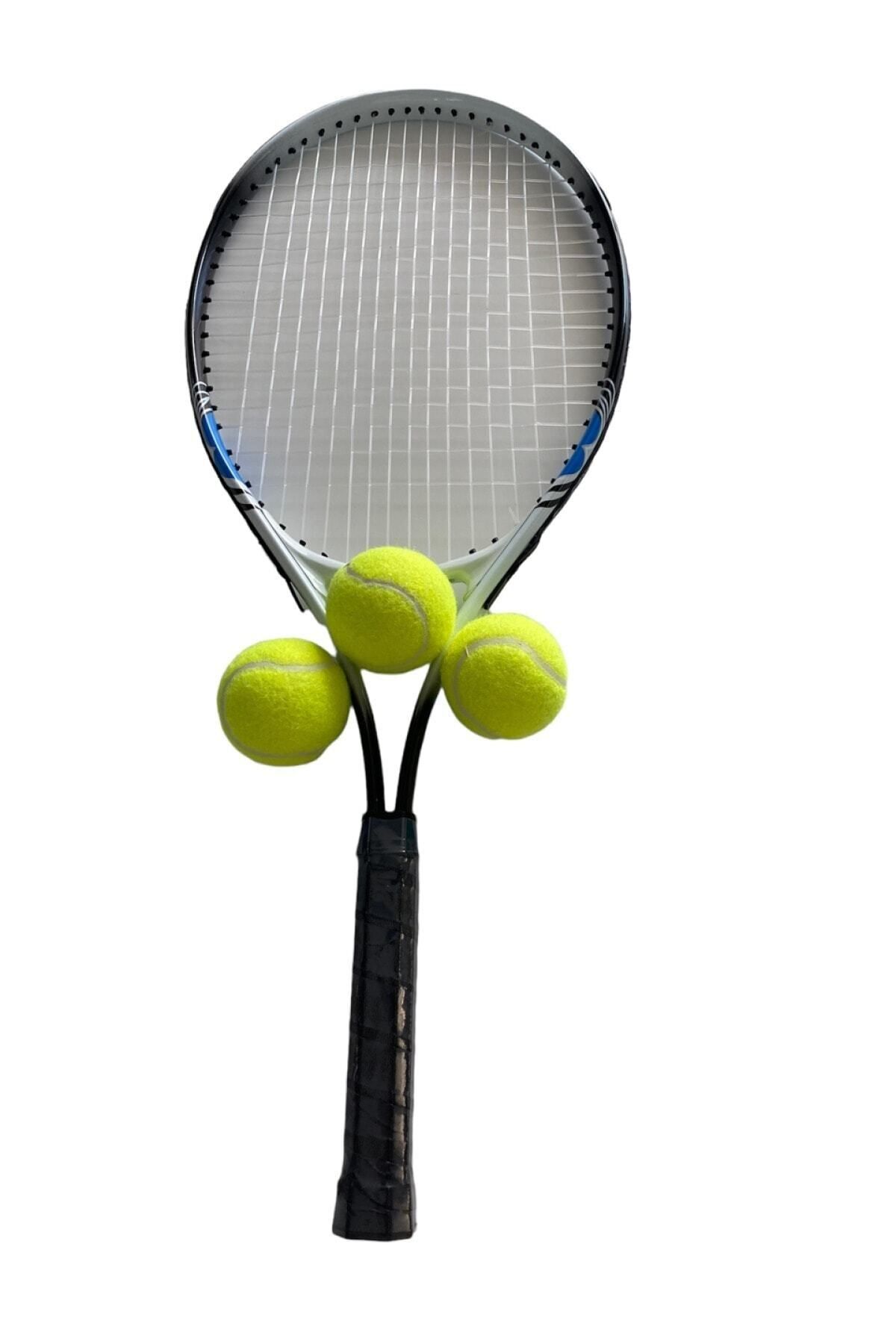 Muba Yetişkin Kort Tenis Raketi Seti Başlangıç Seviye Tenis Raketi Seti Taşıma Çantası Kırmızı