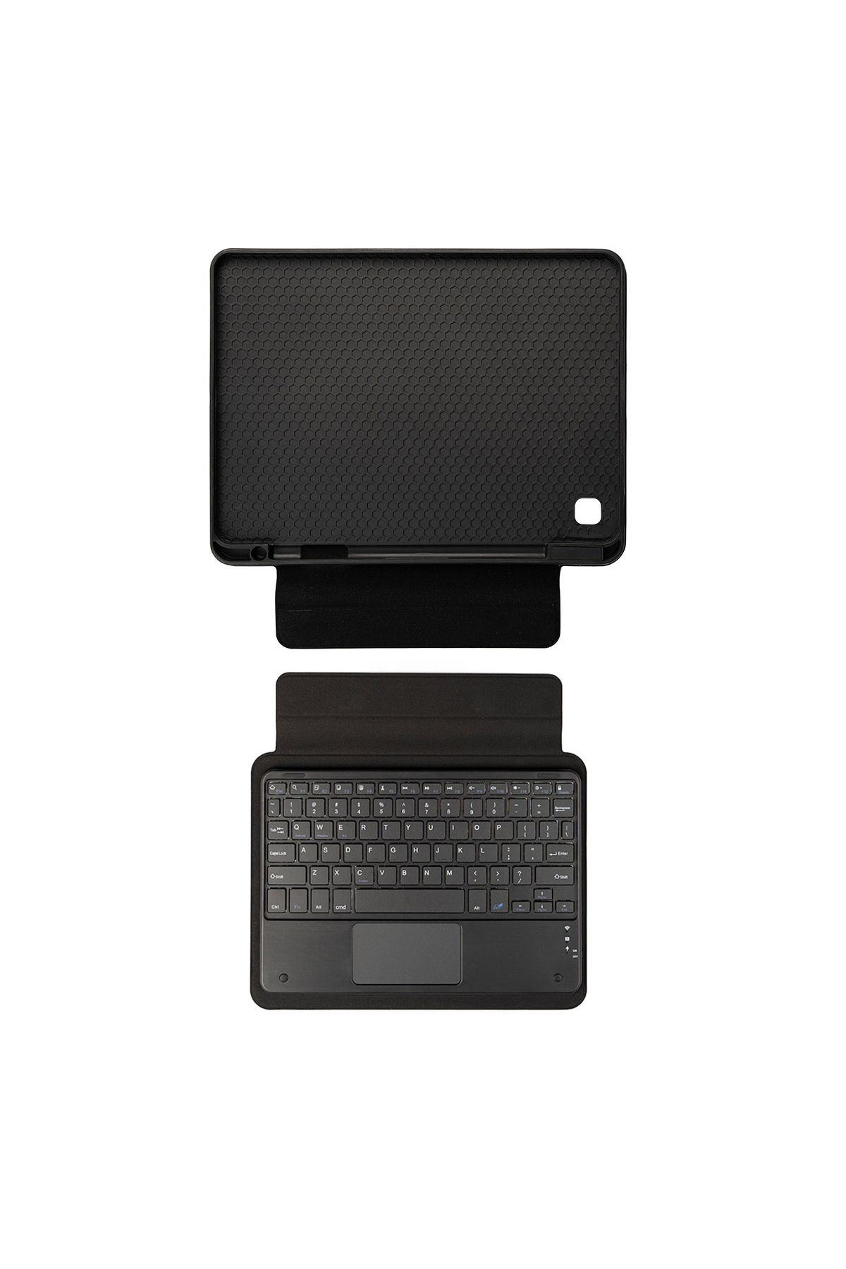 Nezih Case Galaxy Tab S6 Lite P610 Uyumlu Keyboard Bluetooh Bağlantılı Standlı Klavyeli Tablet Kılıfı