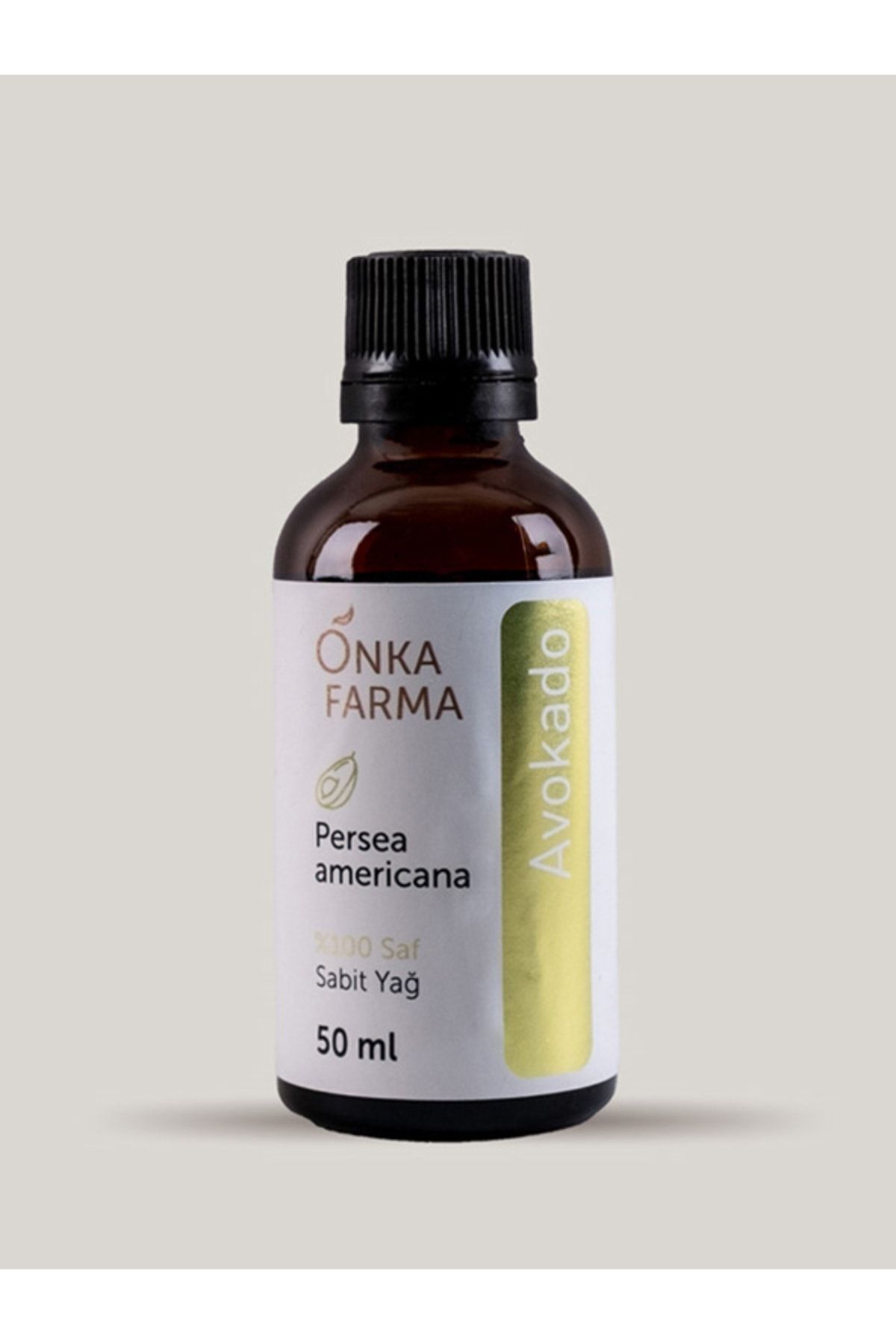 OnkaFarma Onka Farma %100 Saf Avokado Yağı - Soğuk Sıkım Avokado Yağı - 50 ml