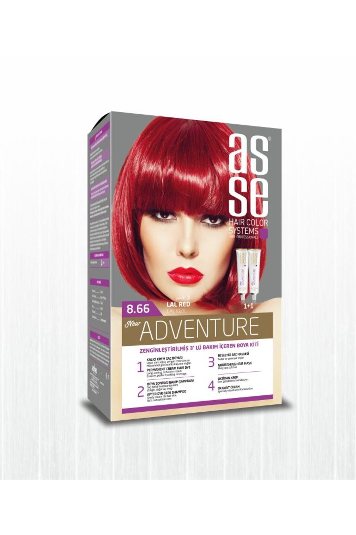 asse Adventure Set Saç Boyası No:8.66 Lal Kızıl
