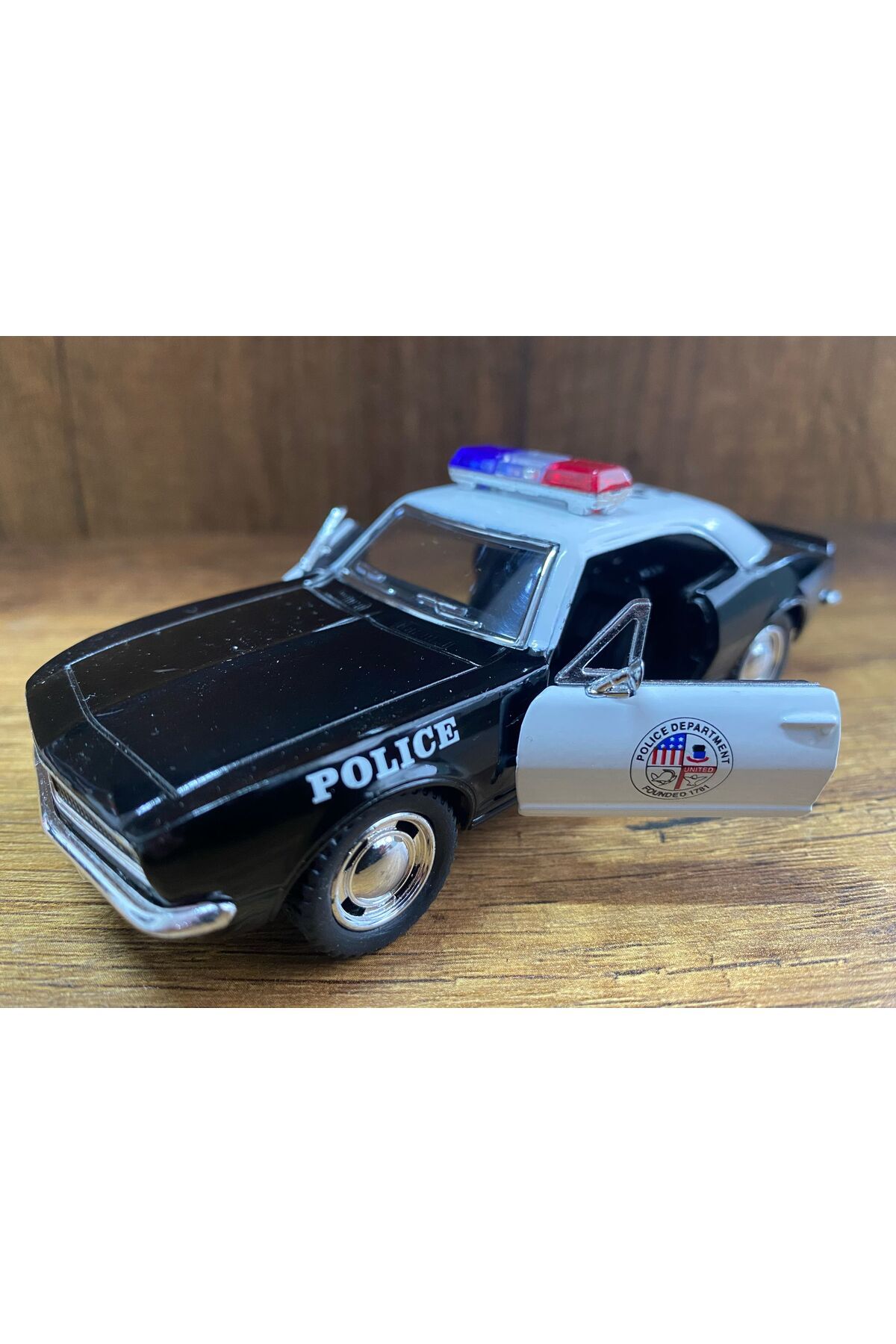 scntoys Polis Çek Bırak Lisanslı Model Araba Oyuncak Araba 1967 Camaro Oyuncak Polis Arabası Camaro