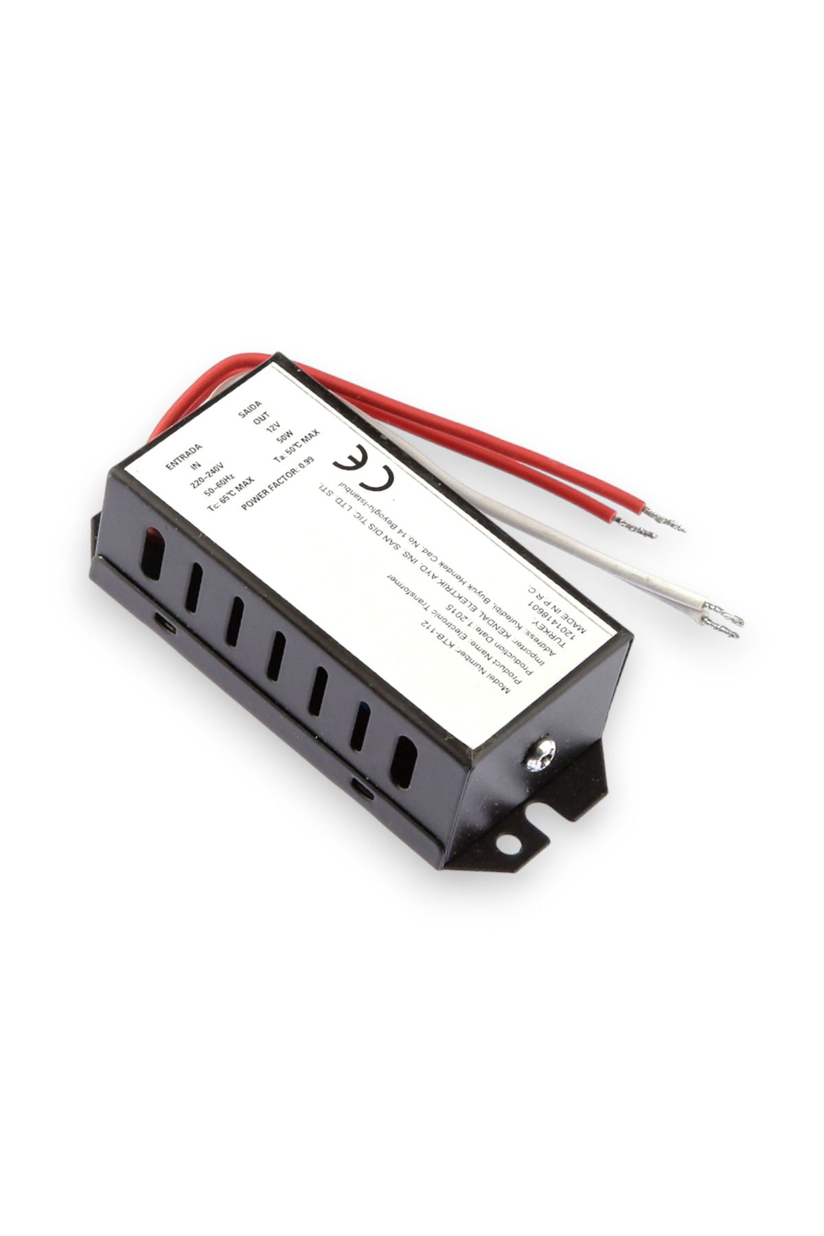 Tek-İş 220v Ac Giriş 12v Ac Çıkış 50 W Elektronik Transformer Trafo Transformatör