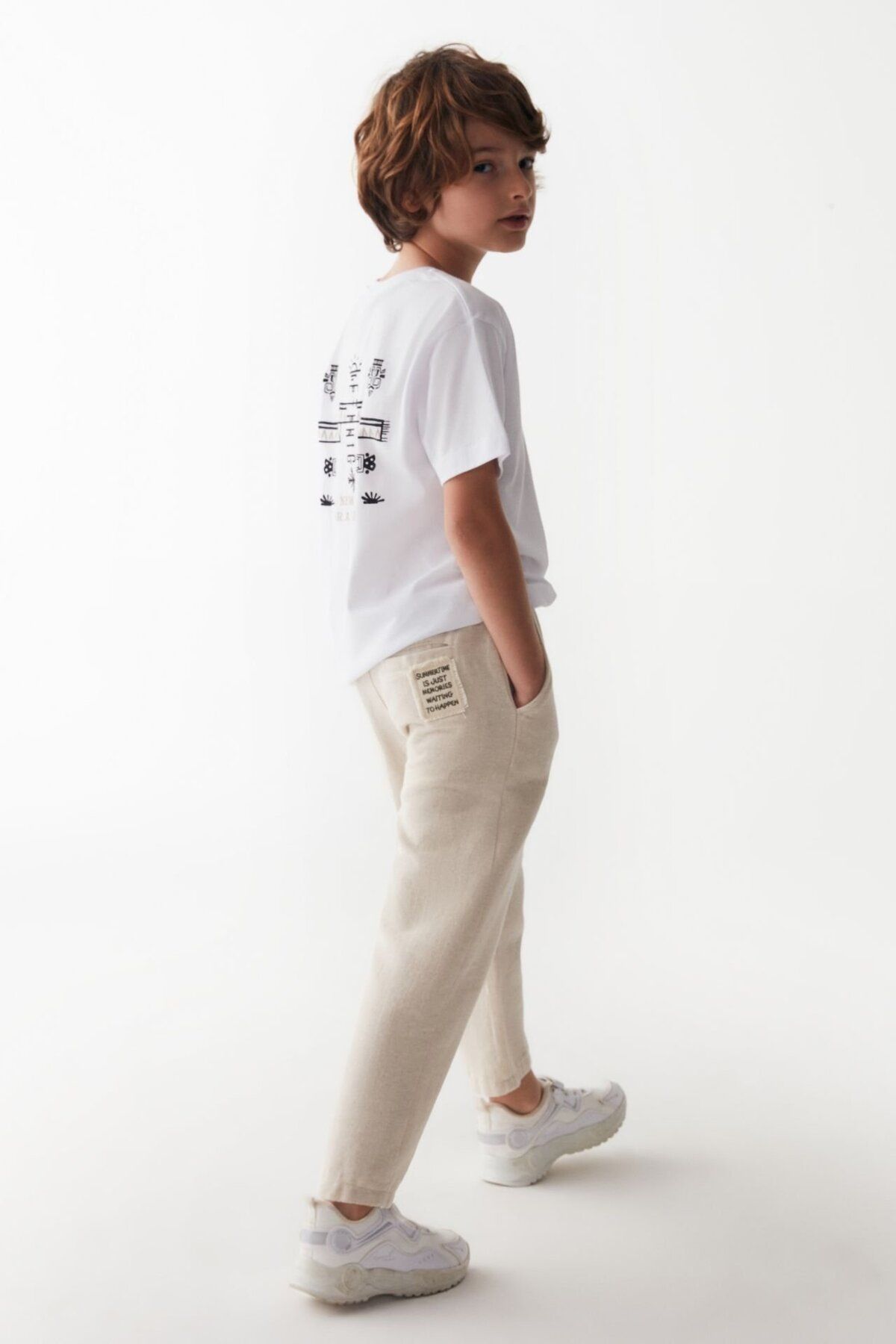 Nk Kids Nk Beyaz Premium T-Shirt  ( 4-8 Size )