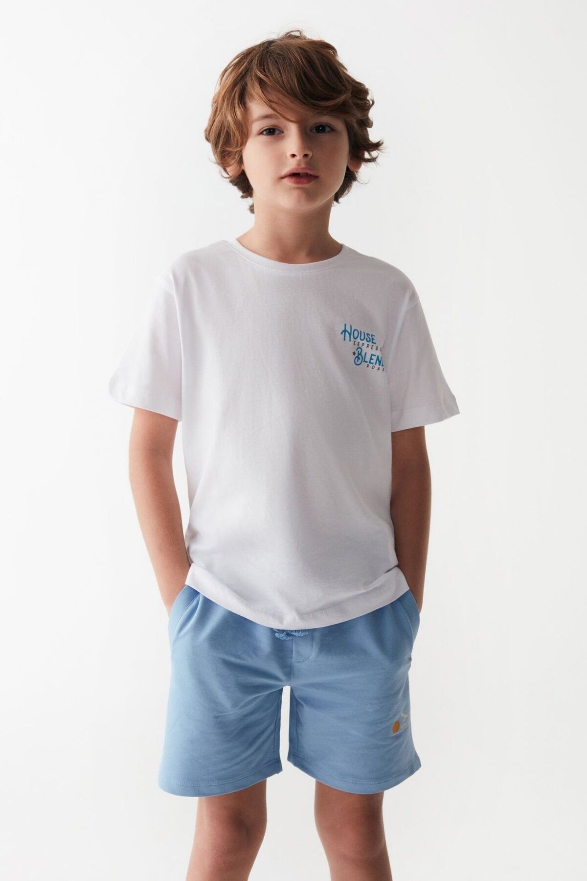 Nk Kids Nk Beyaz Mavi Paraguay T-Shirt  ( 4-8 Size )