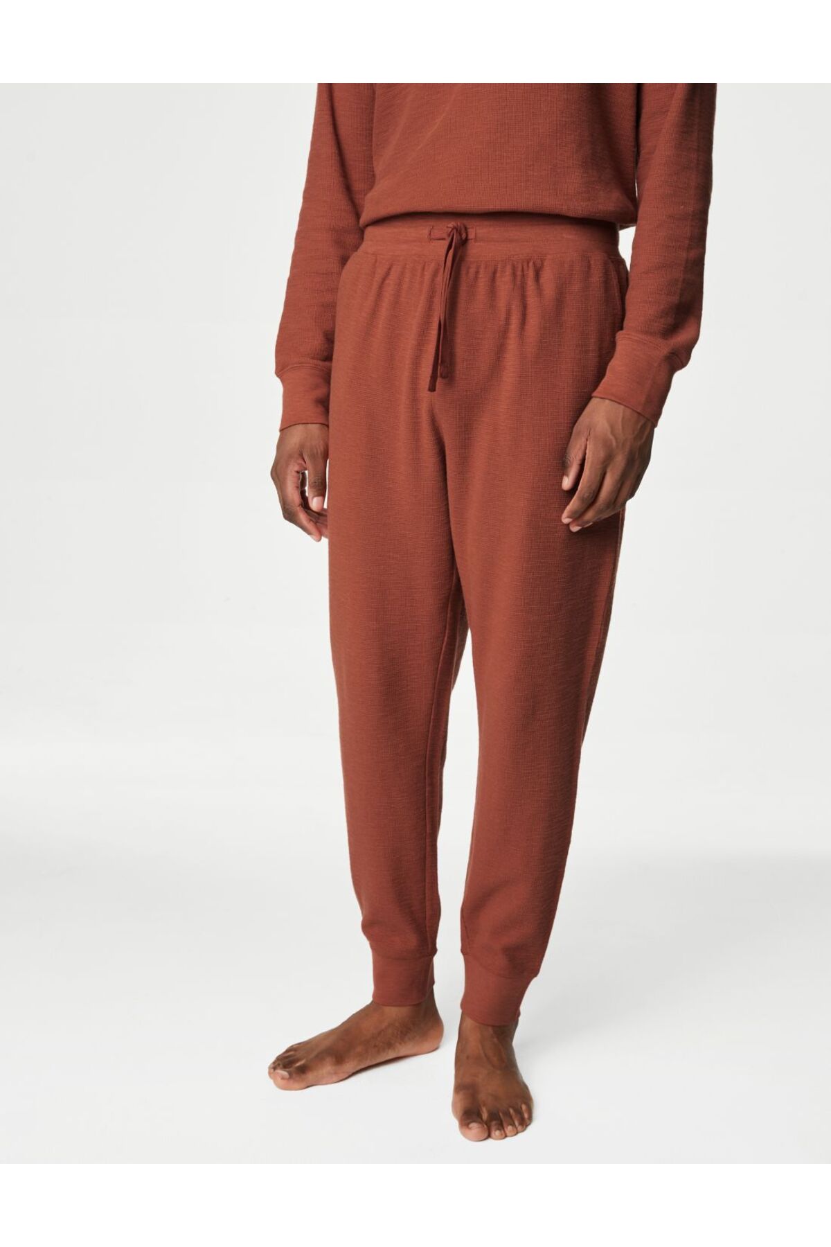 Marks & Spencer Saf Pamuklu Regular Fit Pijama Altı