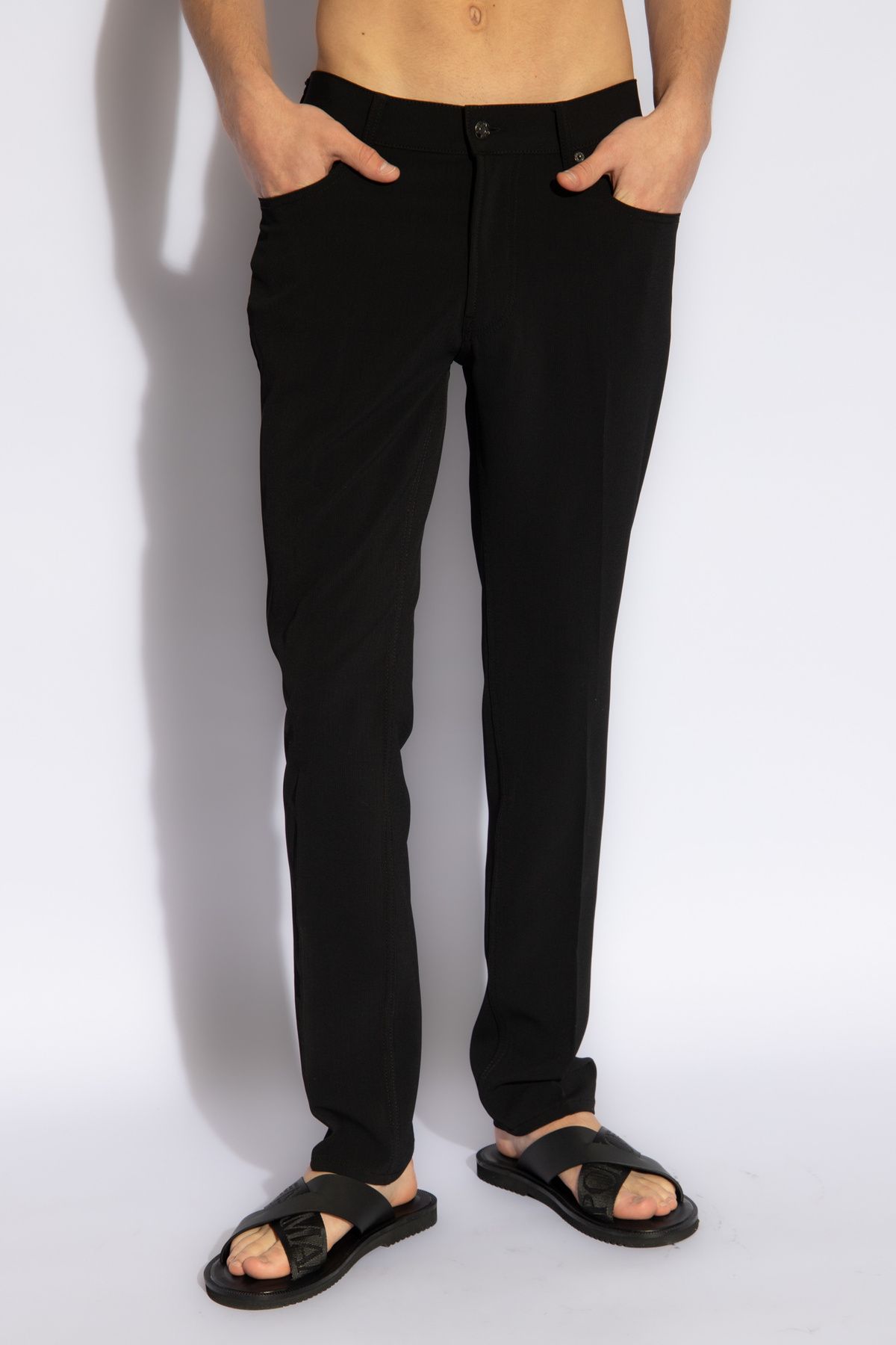 Emporio Armani Erkek Denim Normal Belli Düz Model Günlük Kullanım Siyah Jeans 3D1J05 1NPQZ-0999