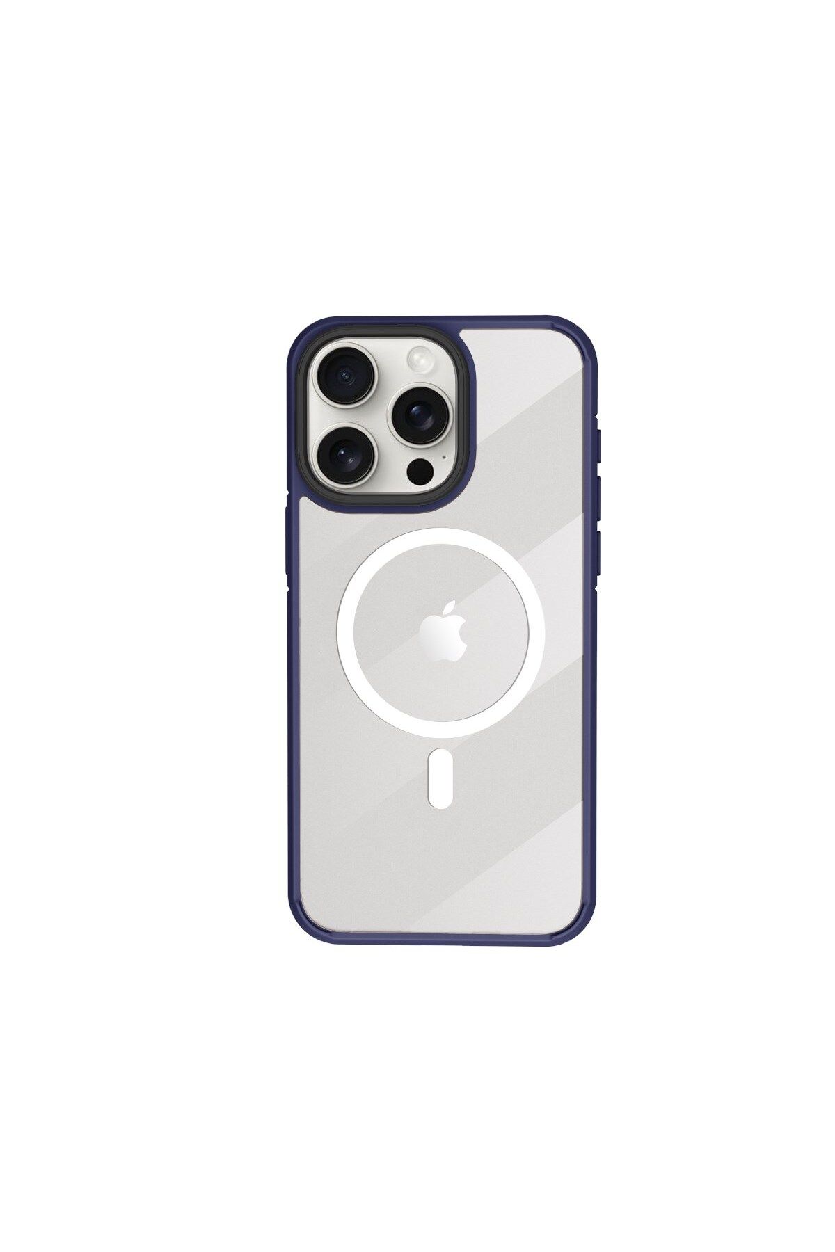 X-Level iPhone 15 Pro Max Ice Crystal Magsafe Kılıf Mavi Xlevel
