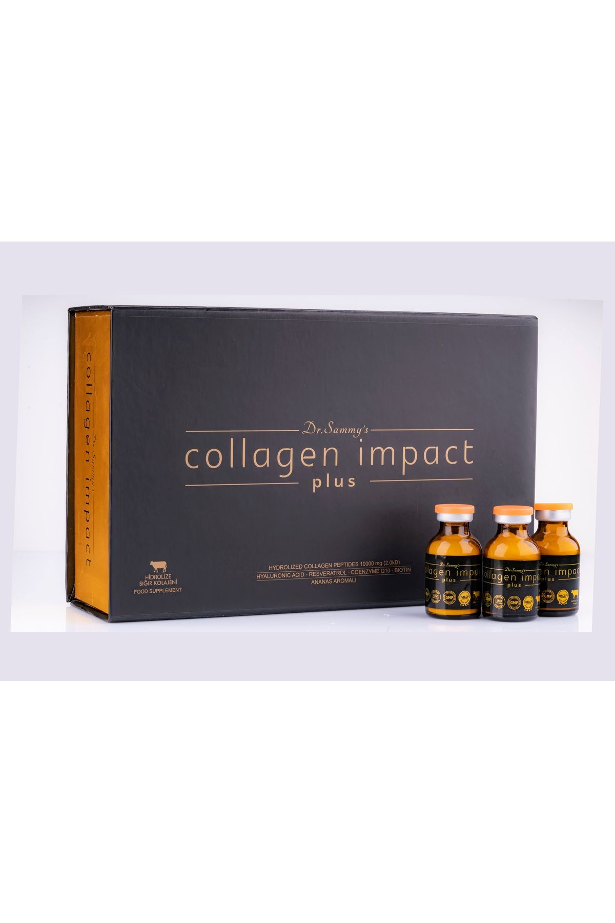 Dr.Sammy's Collagen Impact Plus Hidrolize Sığır Kolajeni Hyaluronic Asit Resveratrol Glutatyon Elastin
