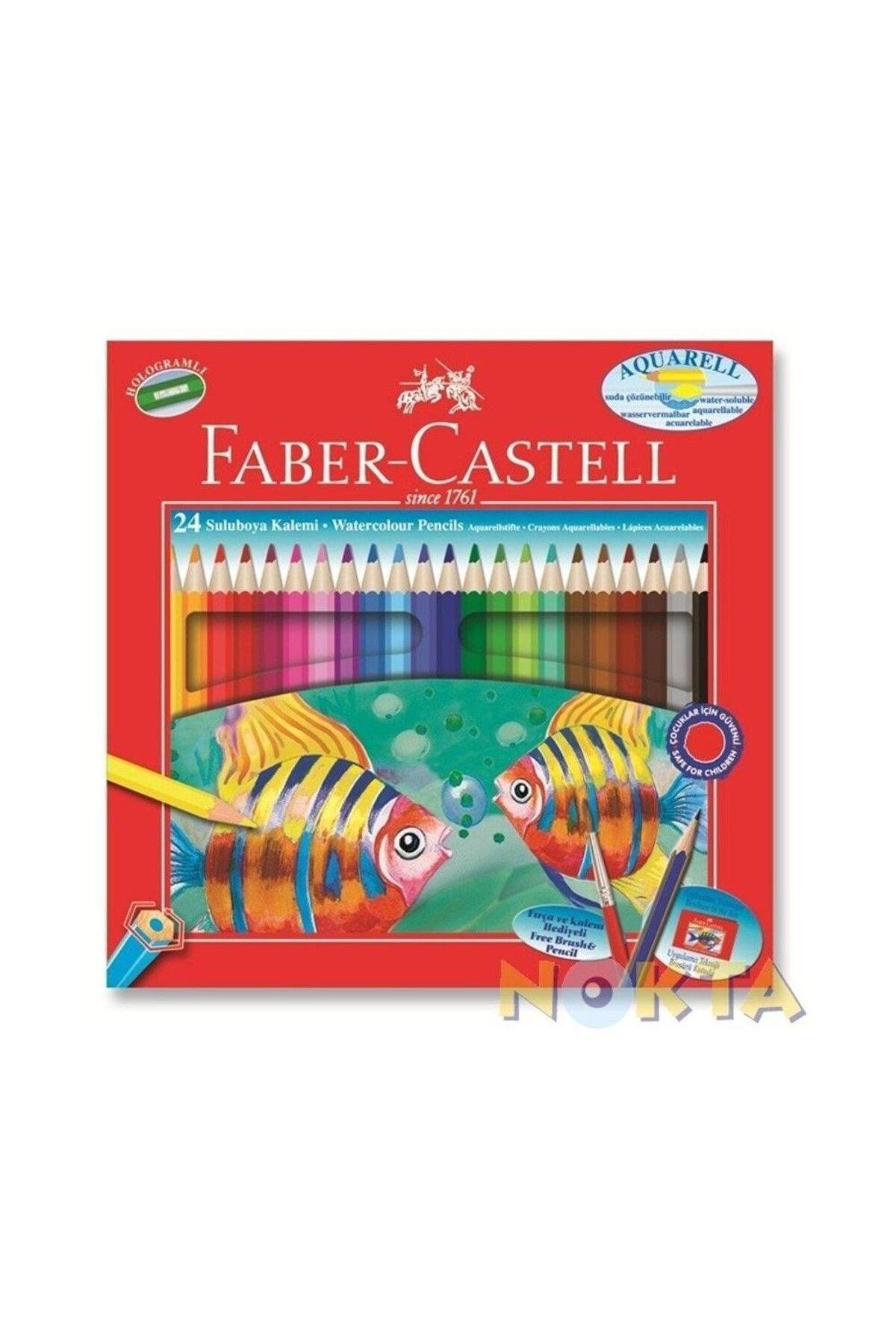 Faber Castell Faber Aquarel 24lü Boya Kalemi 110624