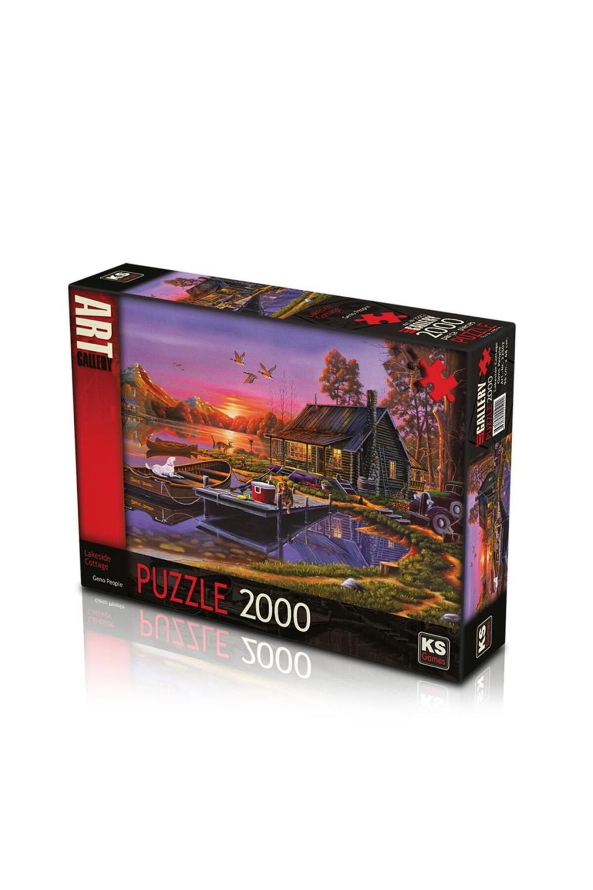 Ks Games Ks Games Puzzle 2000 Parça Lakeside Cottage 22502