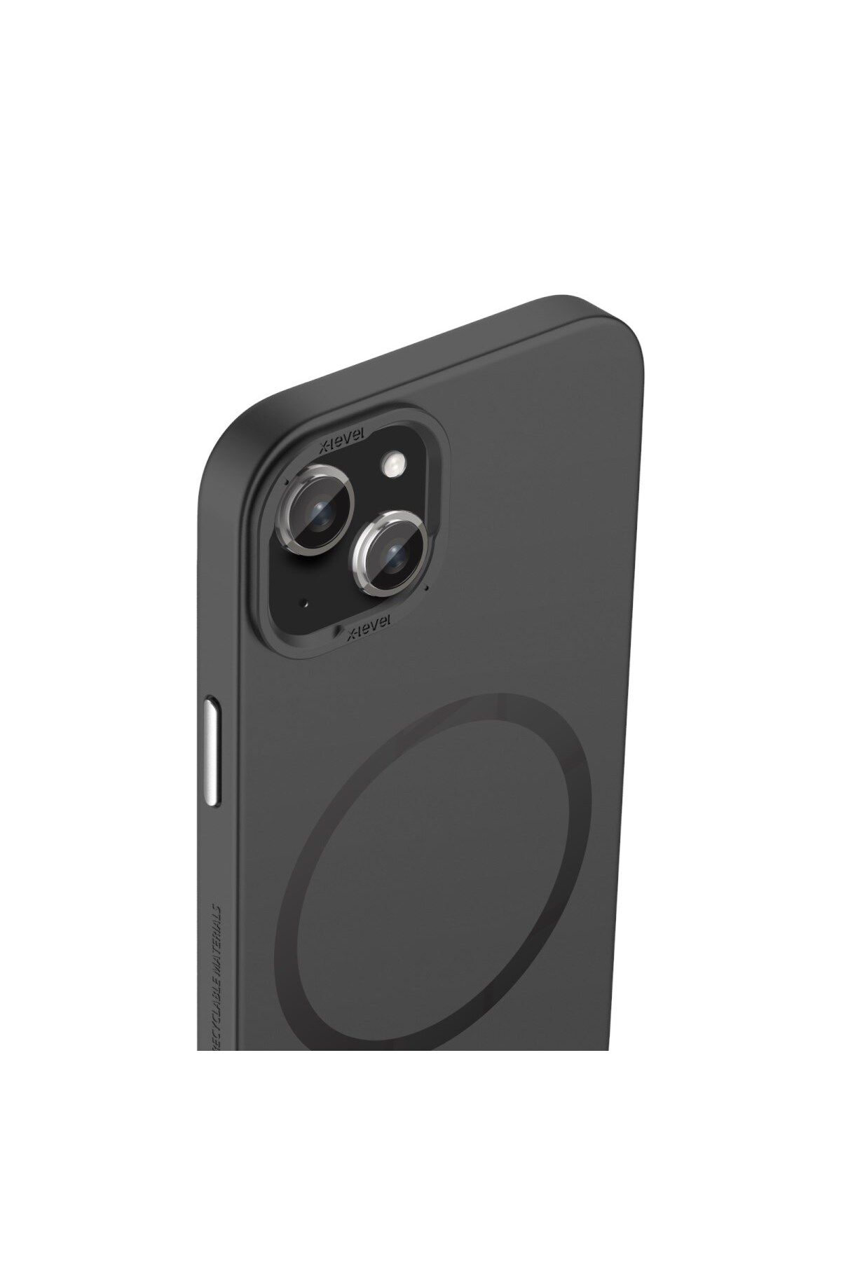 X-Level iPhone 14 Pro Jelly Magnet Magsafe Kılıf Siyah Xlevel
