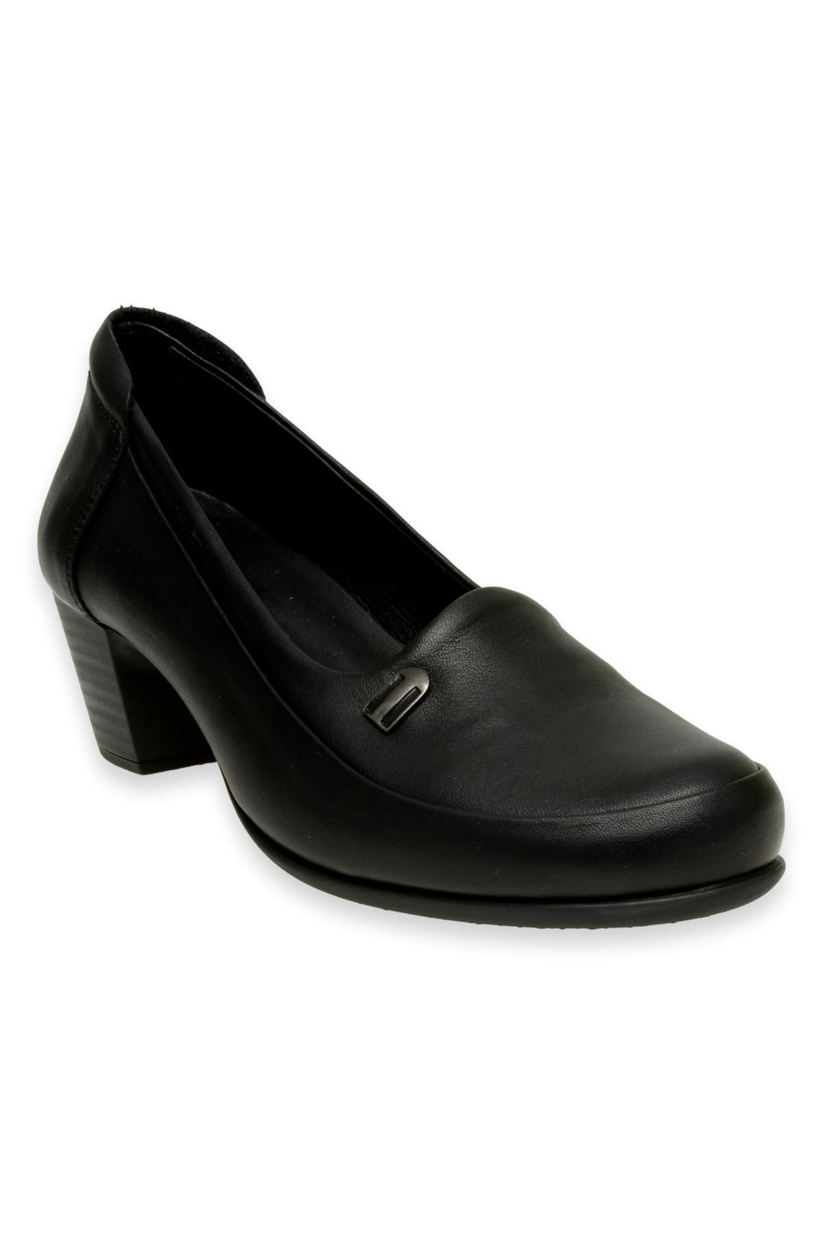 Mammamia D24Ya-3840Z Günlük Topuklu Siyah Kadın Ayakkabı