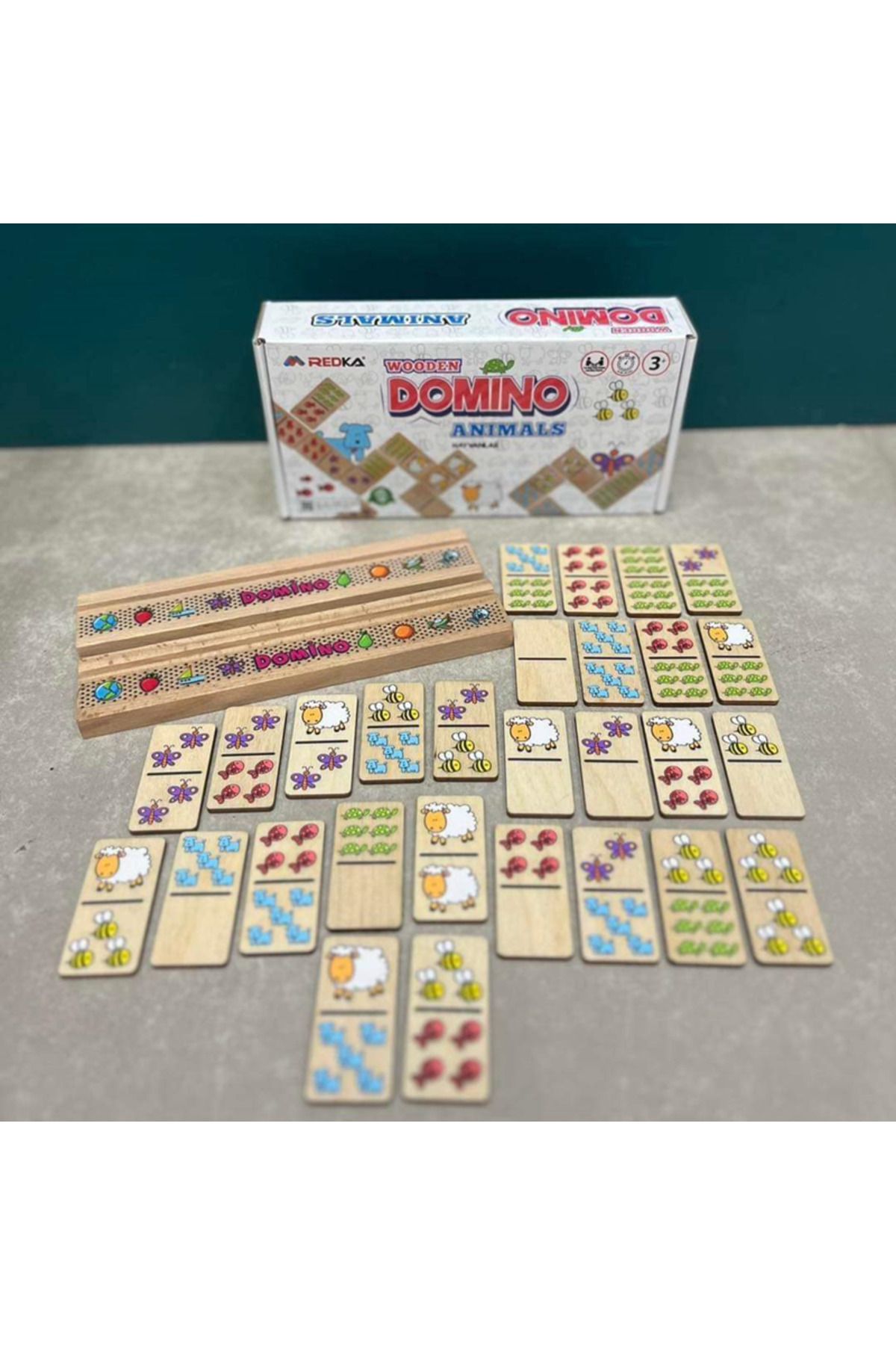 Redka Ahşap Domino Hayvanlar (Animals)