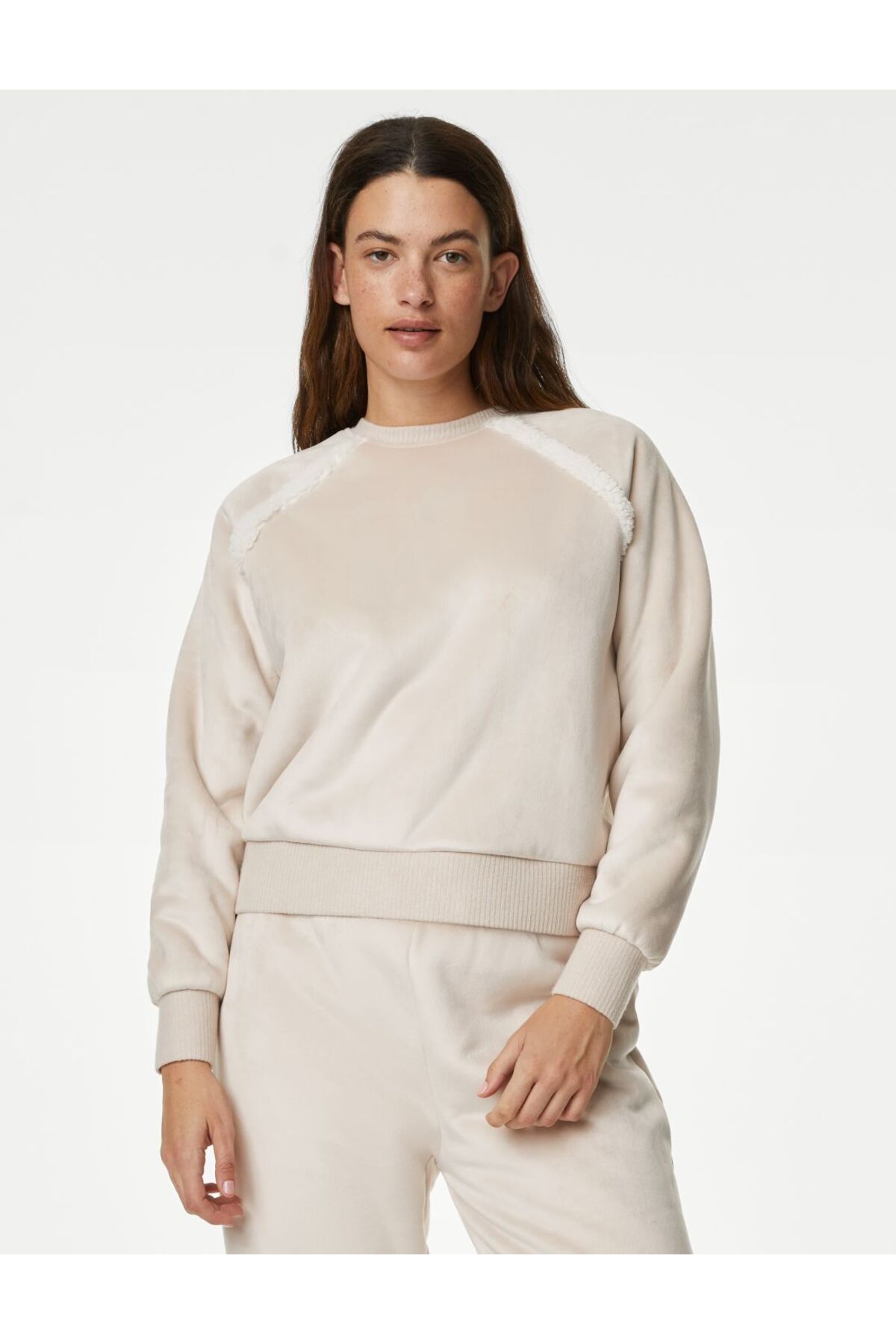 Marks & Spencer Yuvarlak Yaka Polar Sweatshirt