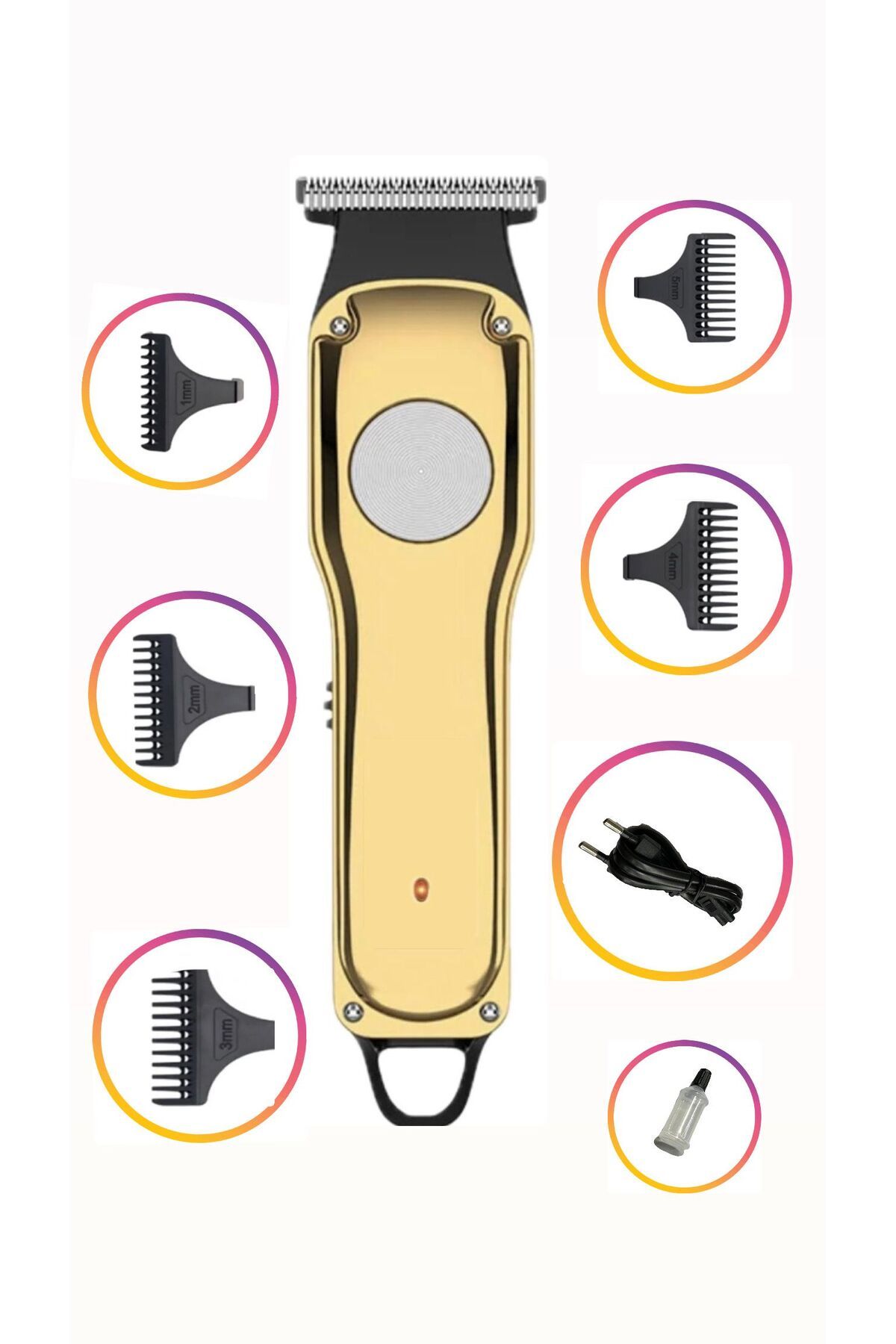 VOLEMİ 0085 T bıçak saç sakal ense çizim bıyık lazer öncesi unisex tıraş makinesi
