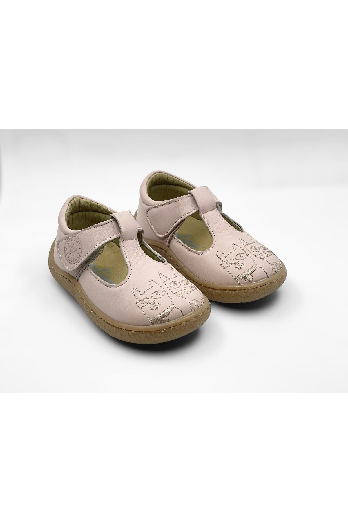 Perlina Deri ve Ortopedik Taban Kız Çocuk Günlük Ayakkabı