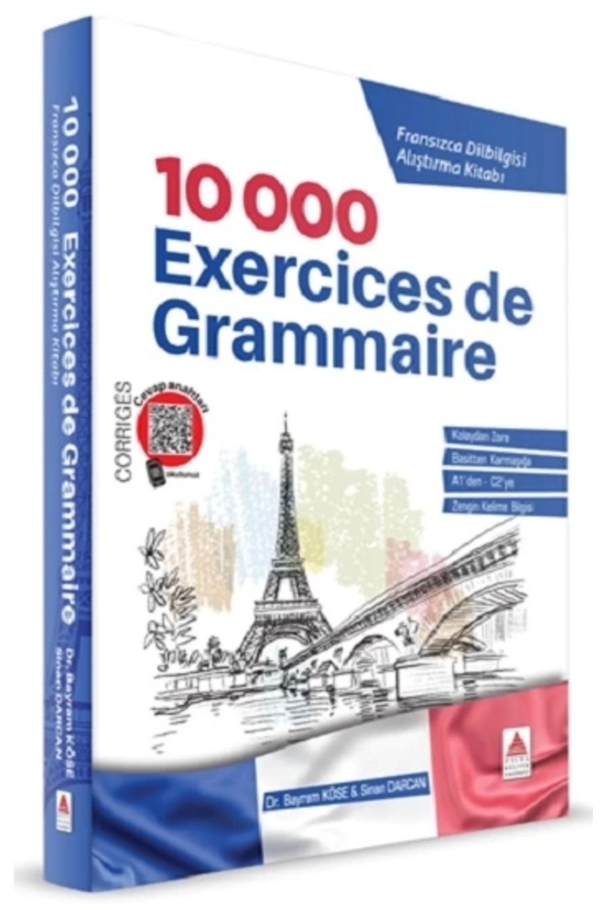 Delta Kültür Yayınevi 10 000 Exercices de Grammaire Fransızca Dilbilgisi Alıştırma Kitabı