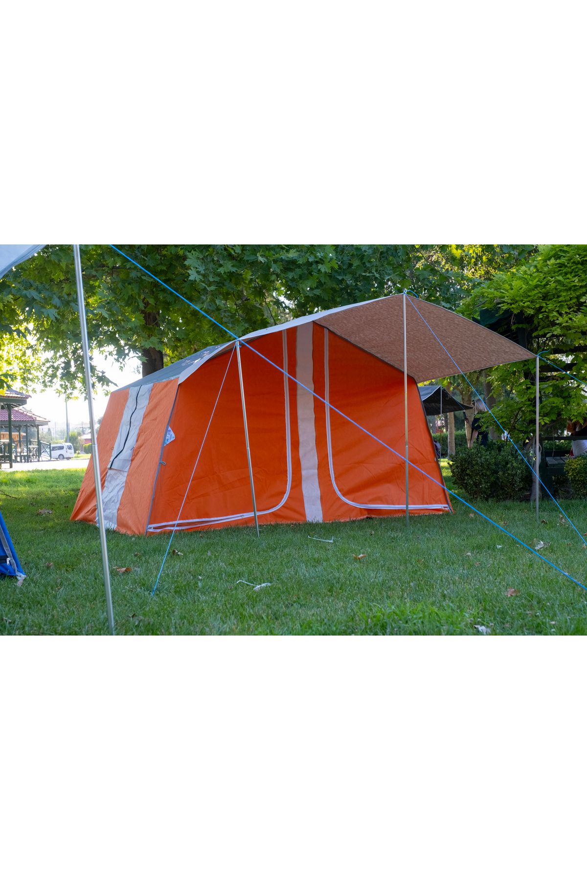 Tunç Çadır İki Odalı Kamp Çadırı Turuncu