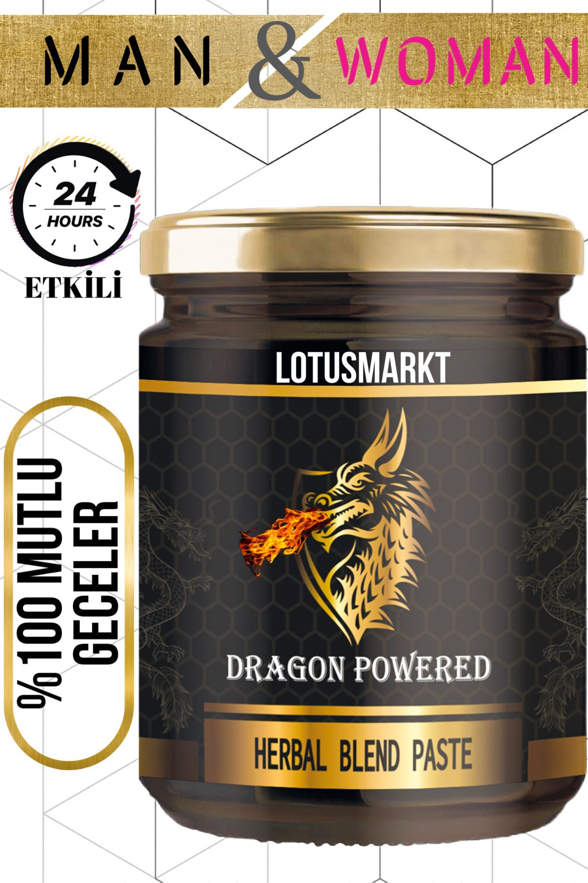 lotusmarkt Dragon Powered Atom Macunu Kuvvet Macunu