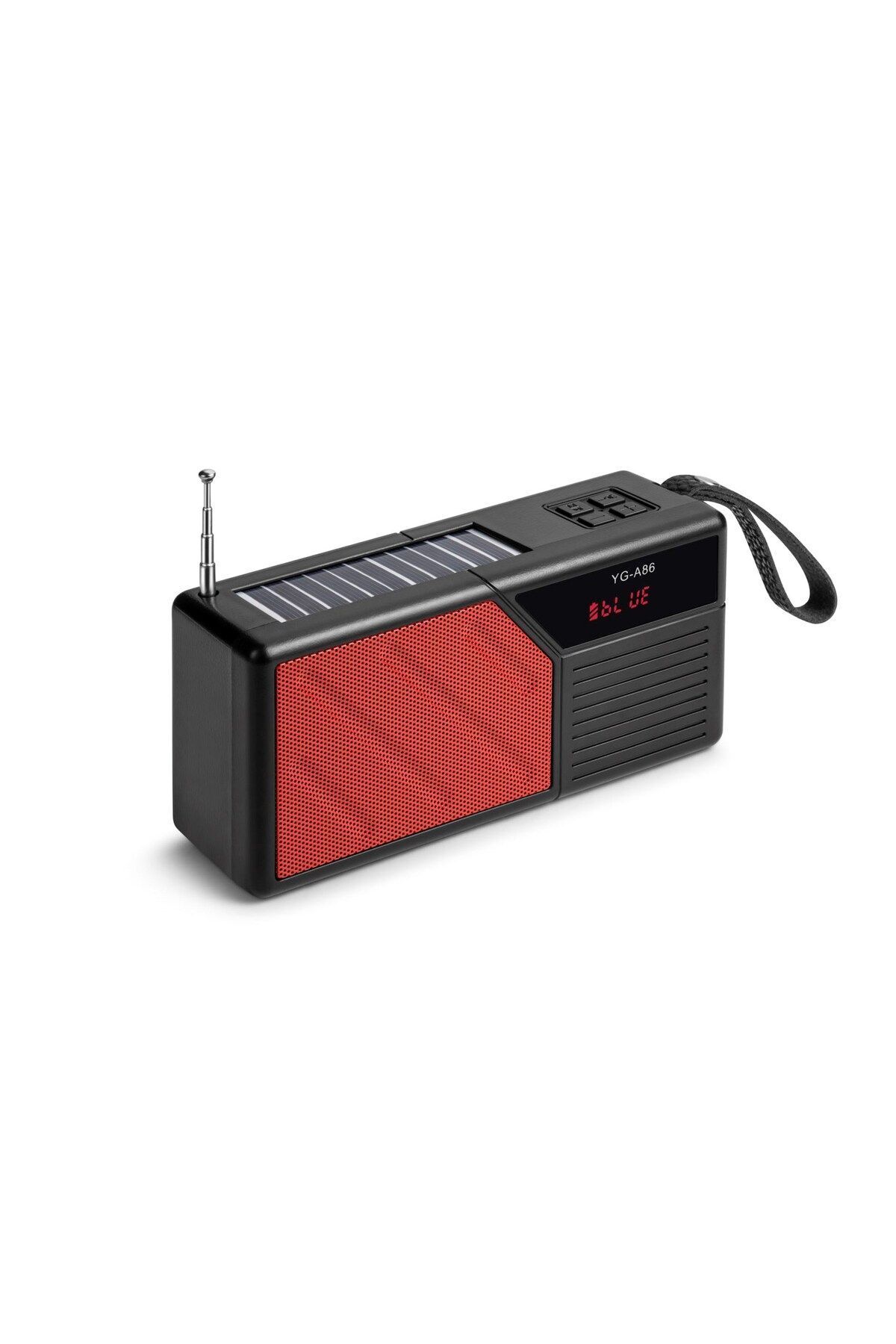 WASHA Solar Güneş Enerji Dijital Ekran FM Radyo Fenerli Bluetooth Hoparlör