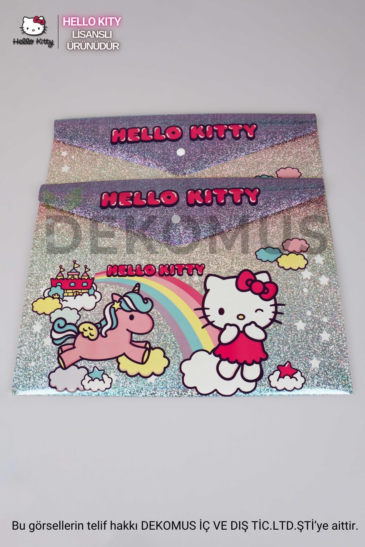 Hello Kitty LİSANSLI HELLO KITTY SHINY 2'Lİ ÇITÇITLI DOSYA