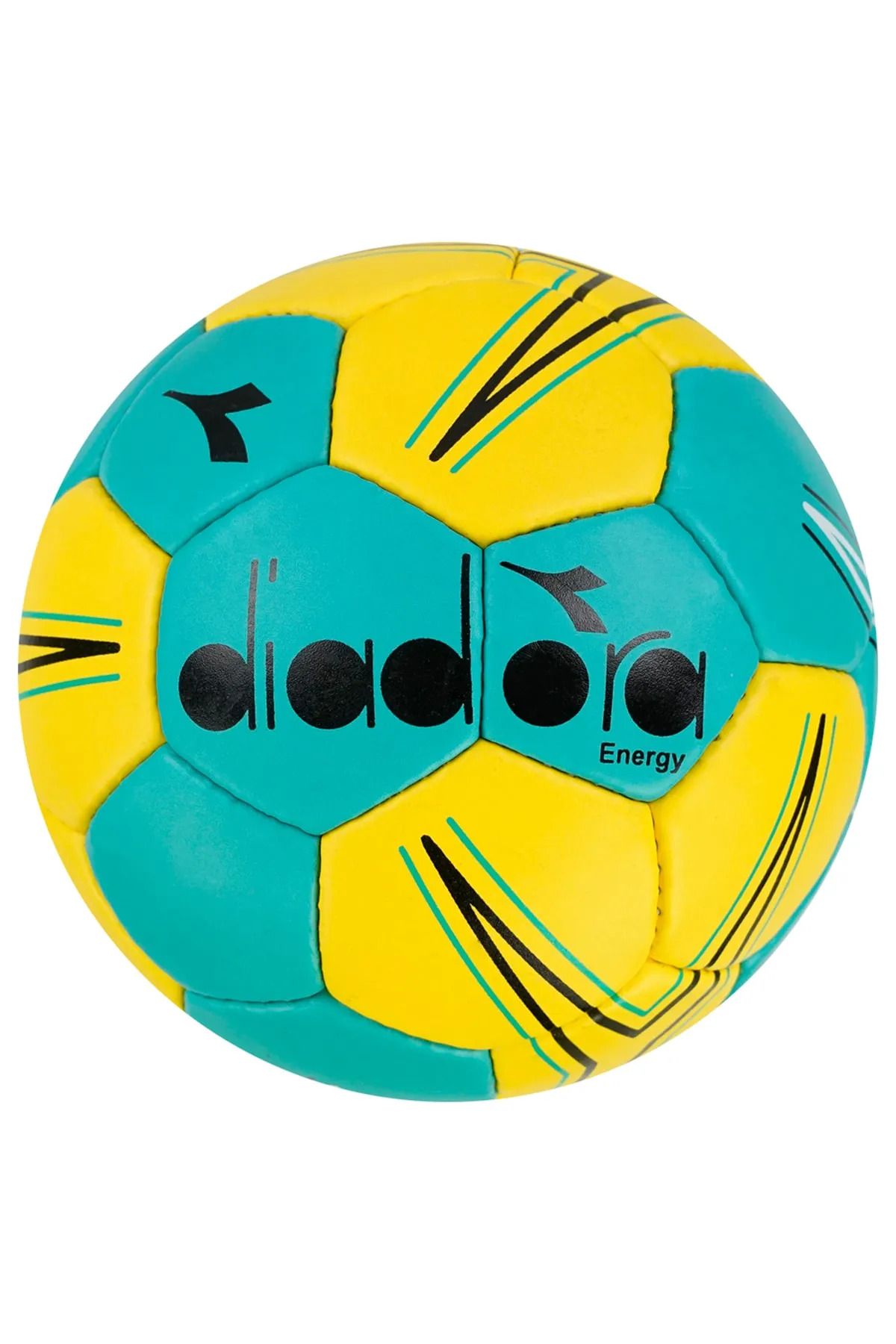 TOCSPORTS Sarı Yeşil Energy Diadora Model No 2 Hentbol Maç Topu - Pompa Dahil