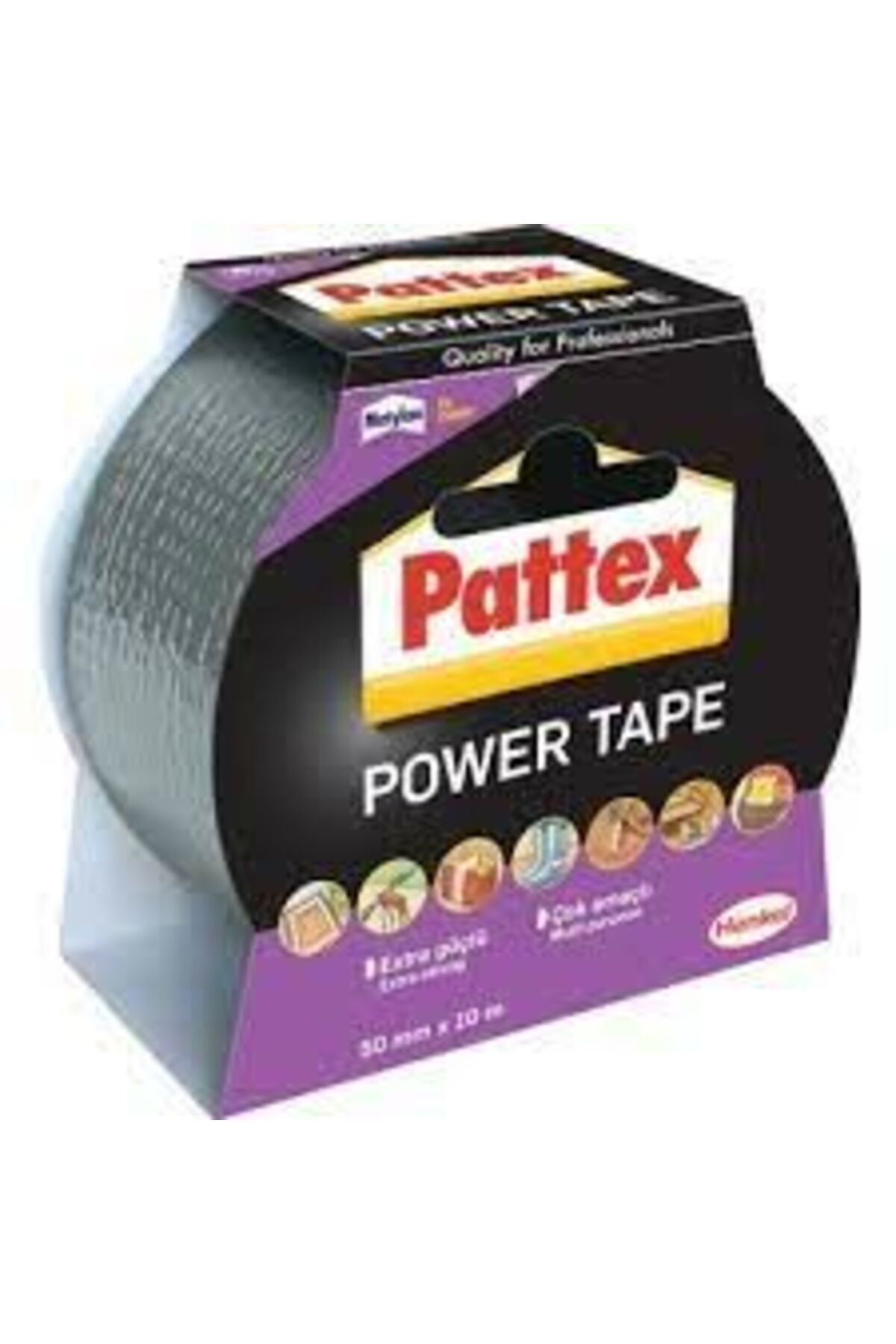 Pattex Power Bant Gri 50mm x 10m