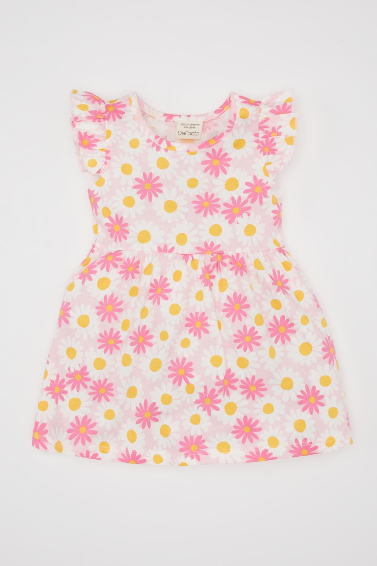 Defacto Kız Bebek Desenli Kolsuz Elbise A0136a524sm