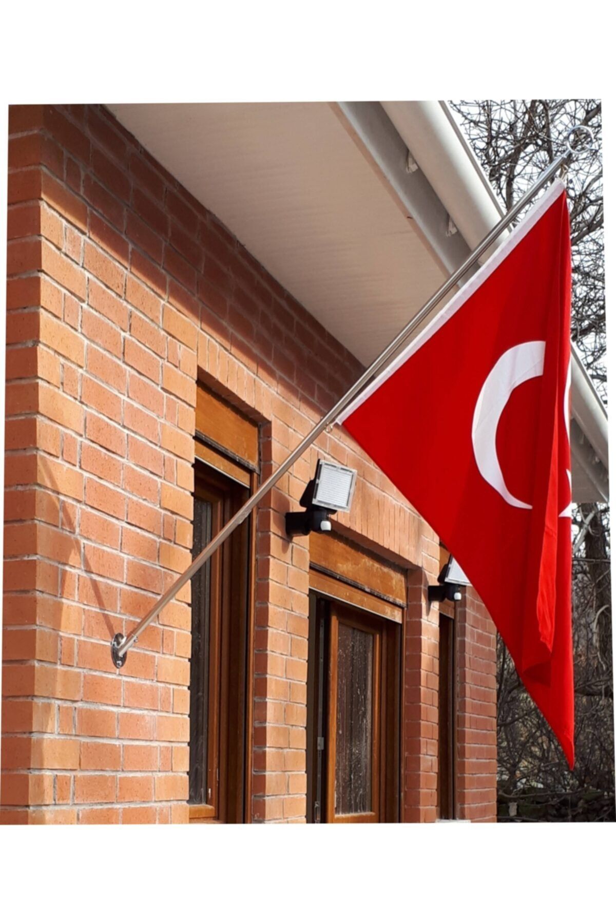 bayrakal  Direk, Bayrak Direği, Bina Cephe Direği, Türk Bayraklı, Paslanmaz