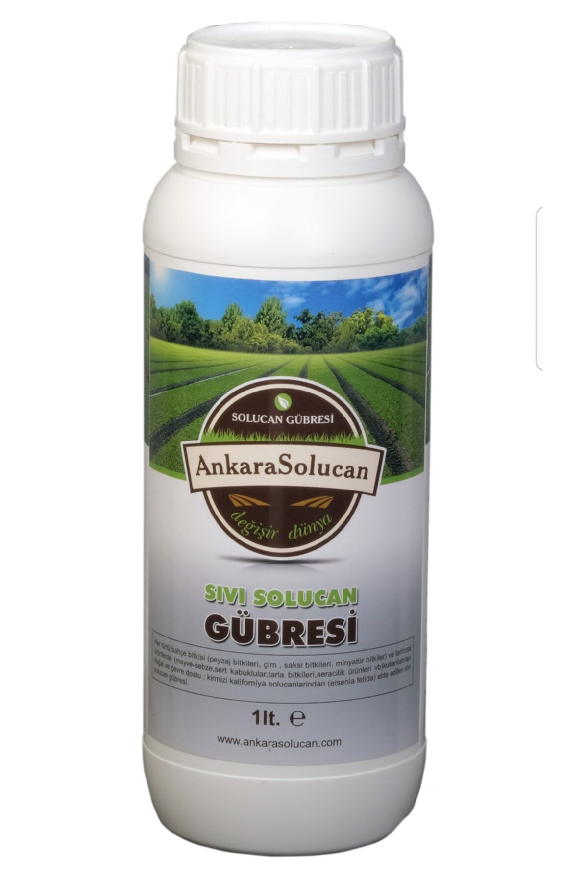 ANKARA SOLUCAN Soğuk Sıkım Solem Sıvılı Solucan Gübresi 1 Lt Ürünlerimiz Tarım Bakanlığından Tescil Ve Onaylı Dır