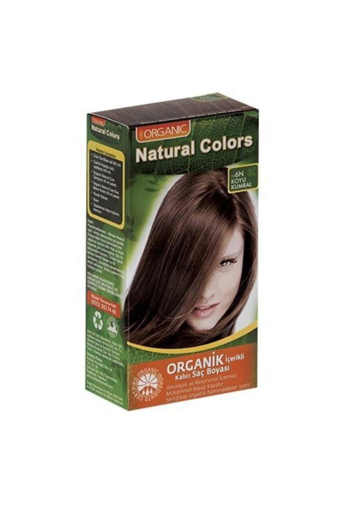 Organic Natural Colors Saç Boyası 6n Koyu Kumral