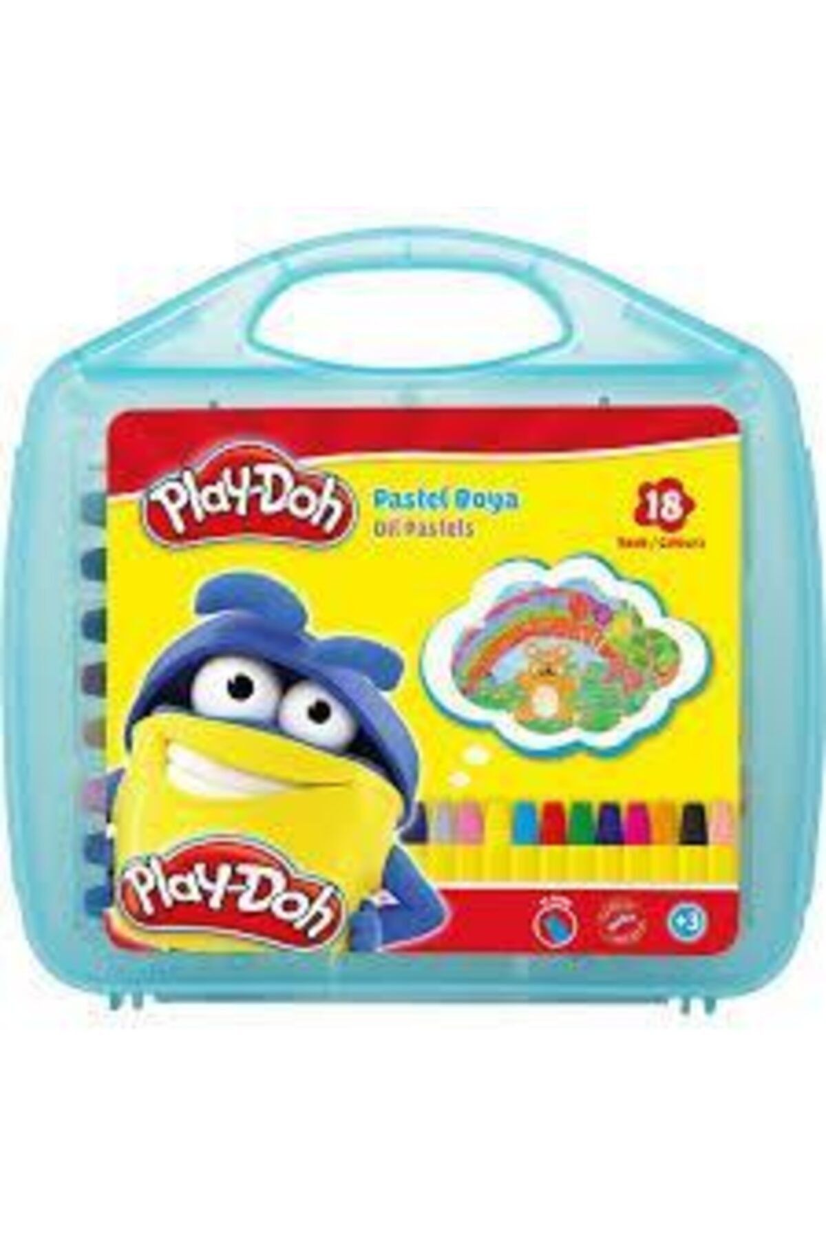 Play Doh Play-Doh 18 Renk Plastik Çantalı Pastel Boya