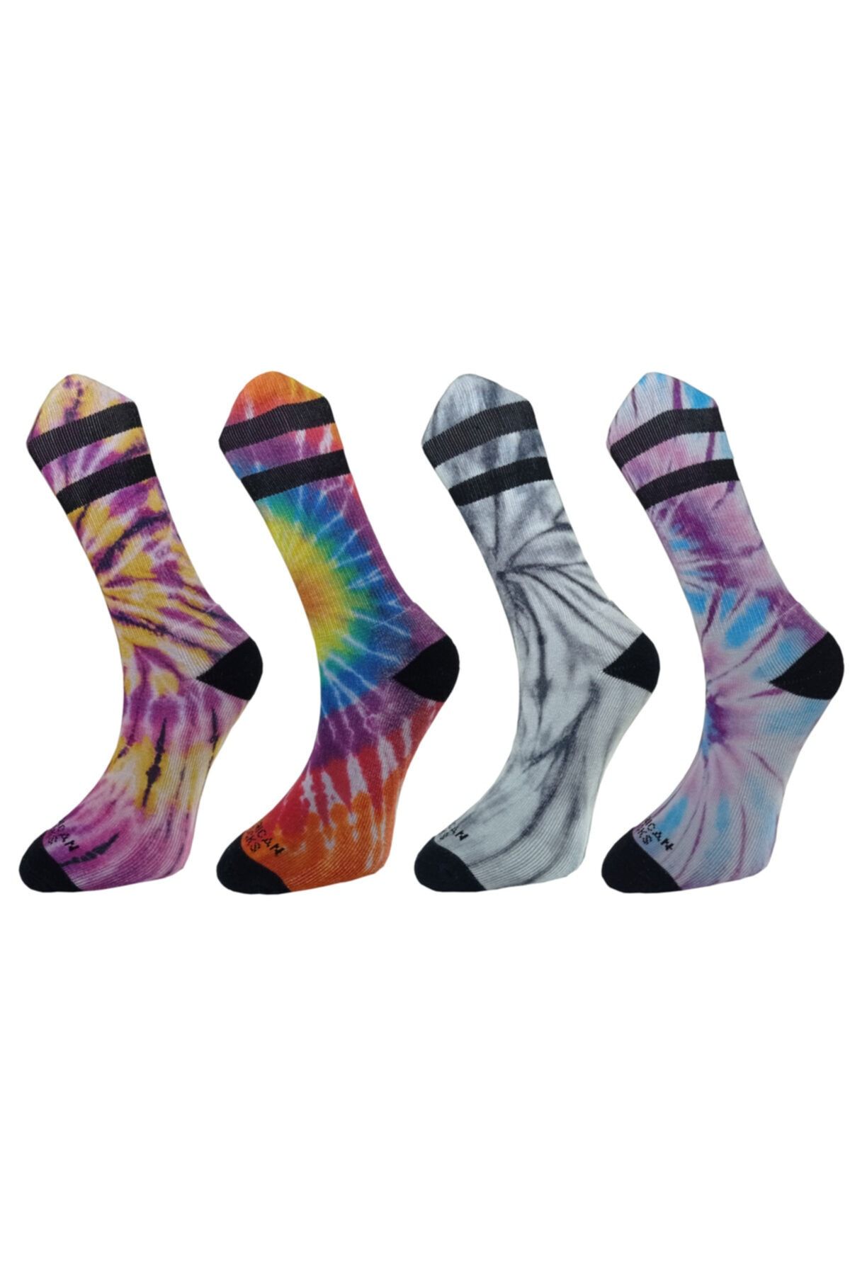 Mugan Unisex Spor Batik Çorap 4 Çift